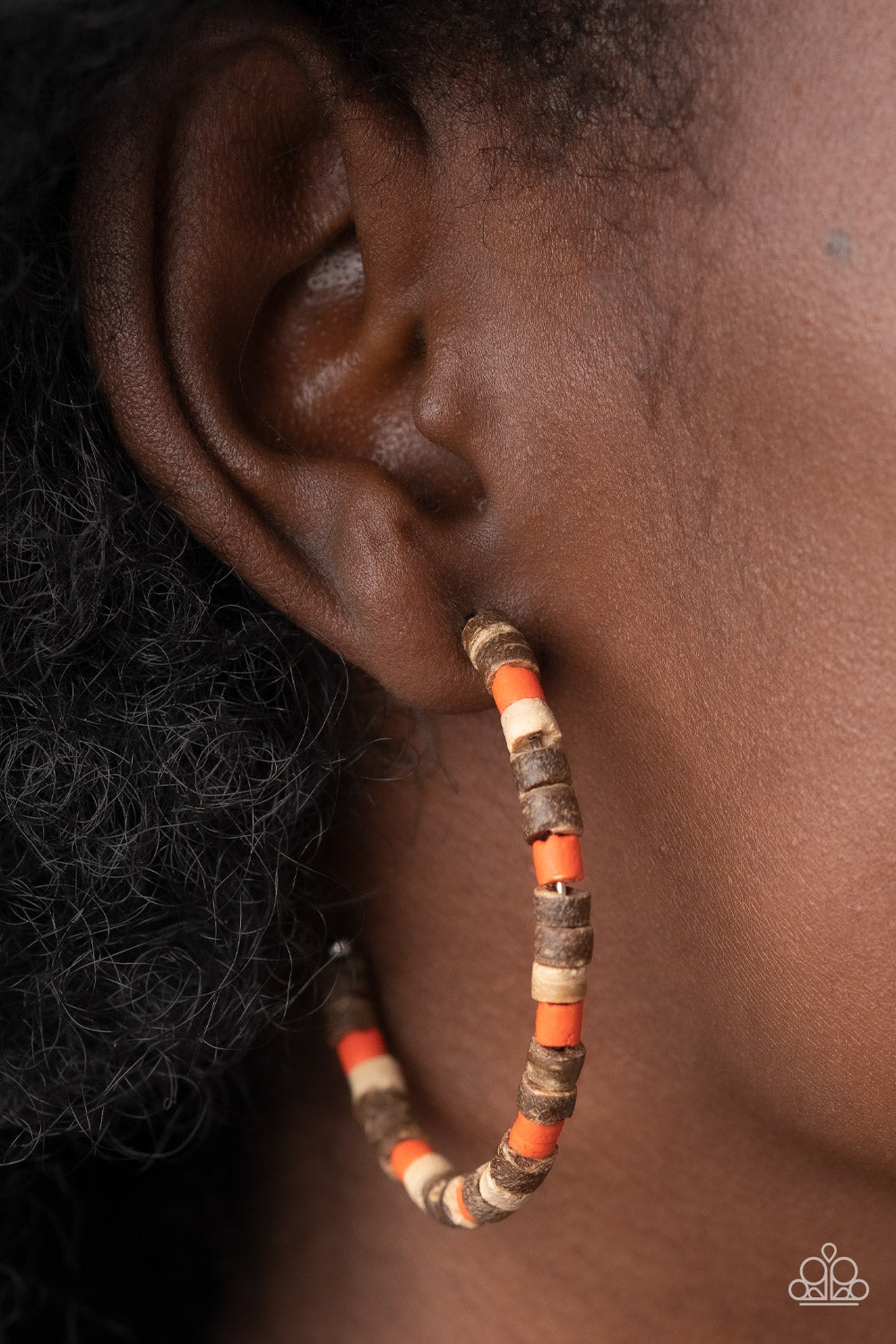 Paparazzi Earrings - Effortlessly Earthy - Orange