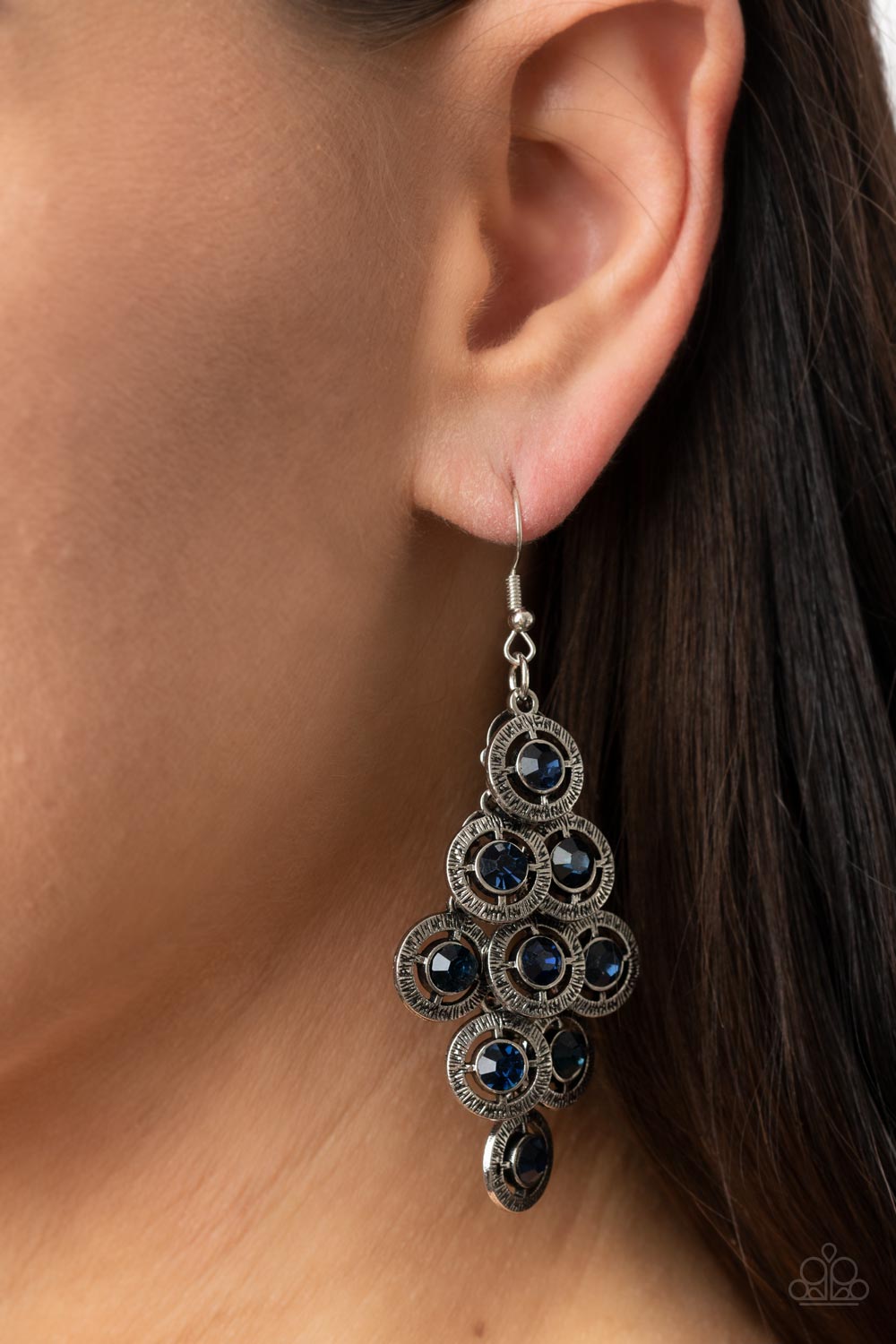 Paparazzi Earrings - Constellation Cruise - Blue