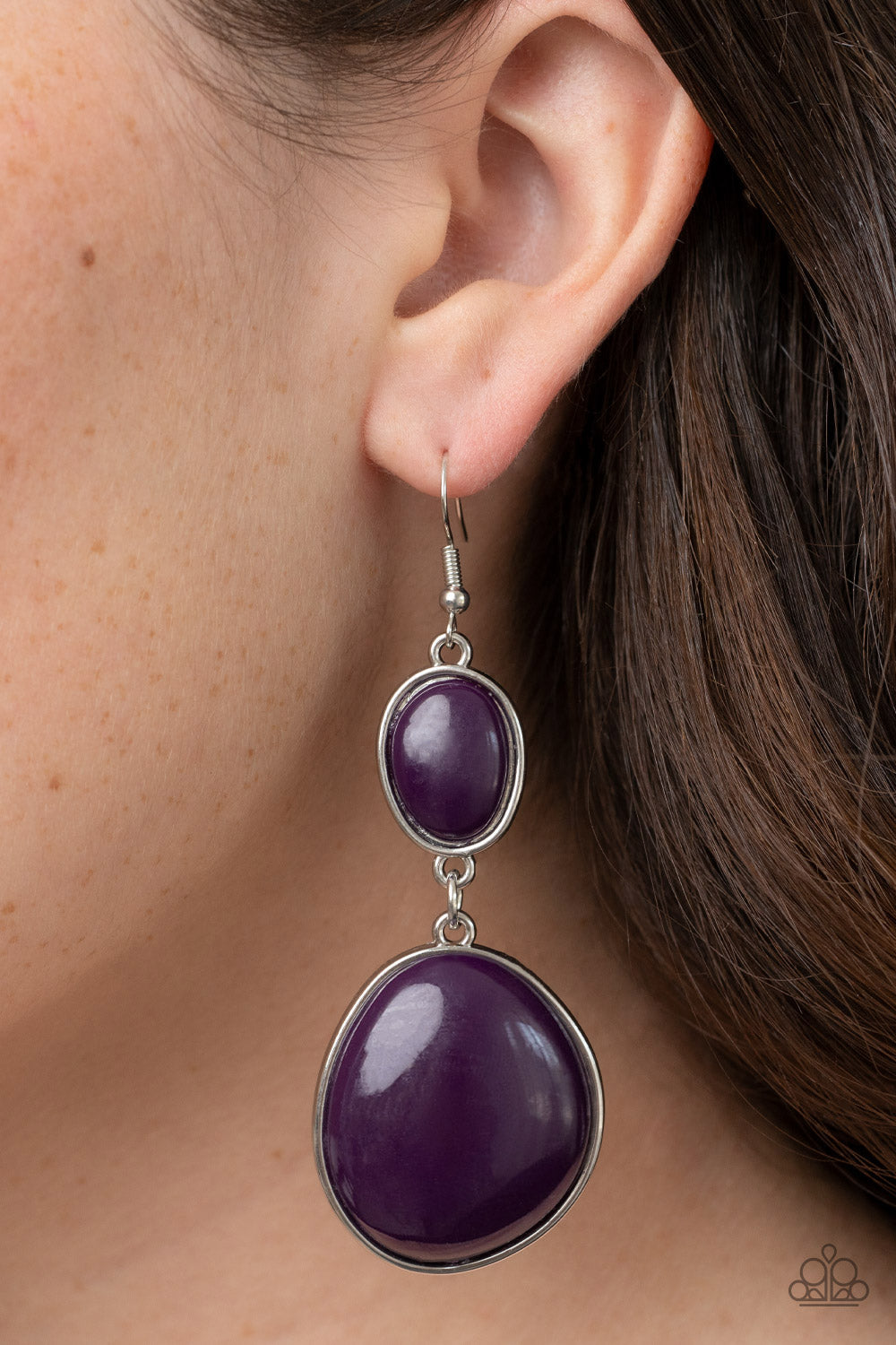 Paparazzi Earrings - Soulful Samba - Purple