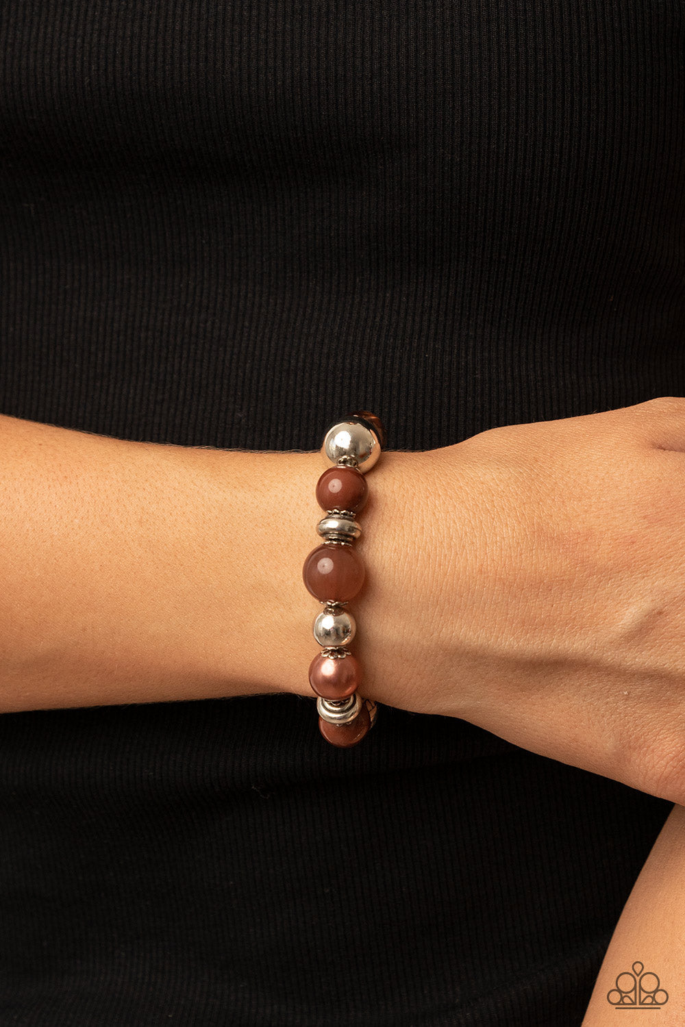 Paparazzi Bracelets - Tonal Takeover - Brown