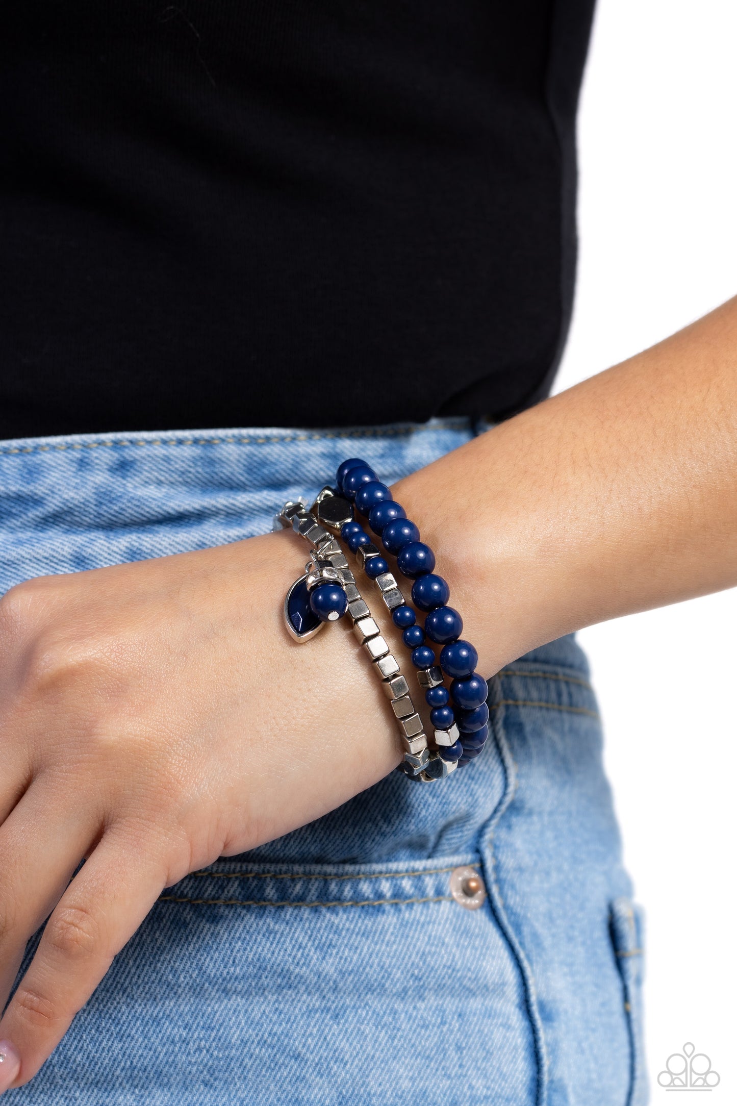 Paparazzi Bracelets - Redefined Romance - Blue