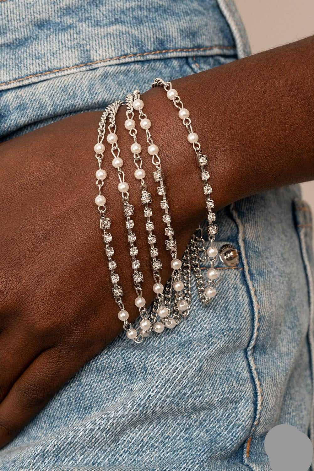 Paparazzi Bracelets - Experienced in Elegance - White