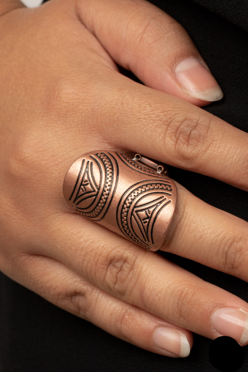 Paparazzi Rings - Pharaoh Party - Copper - R1001