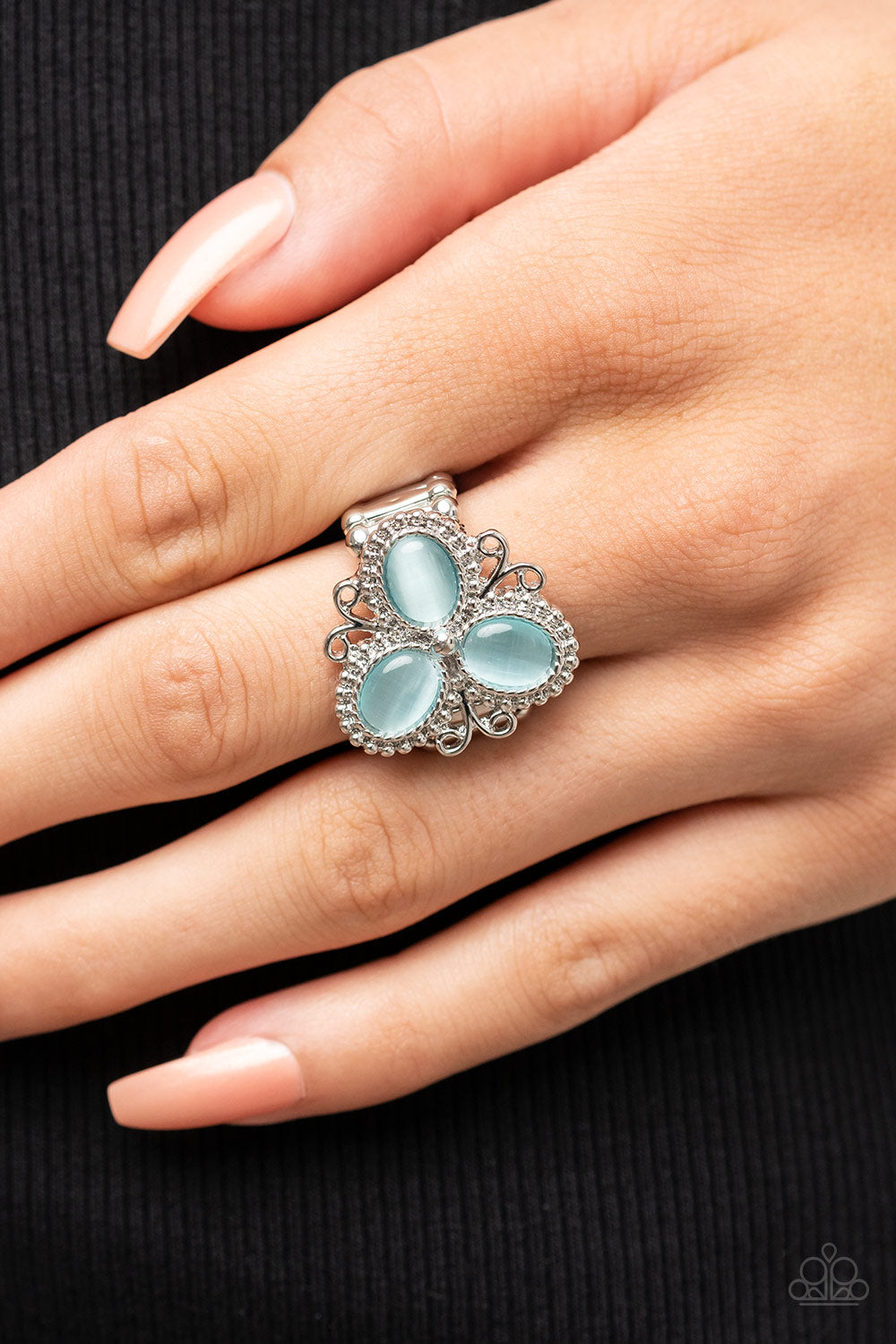 Paparazzi Rings - Bewitched Blossoms - Blue