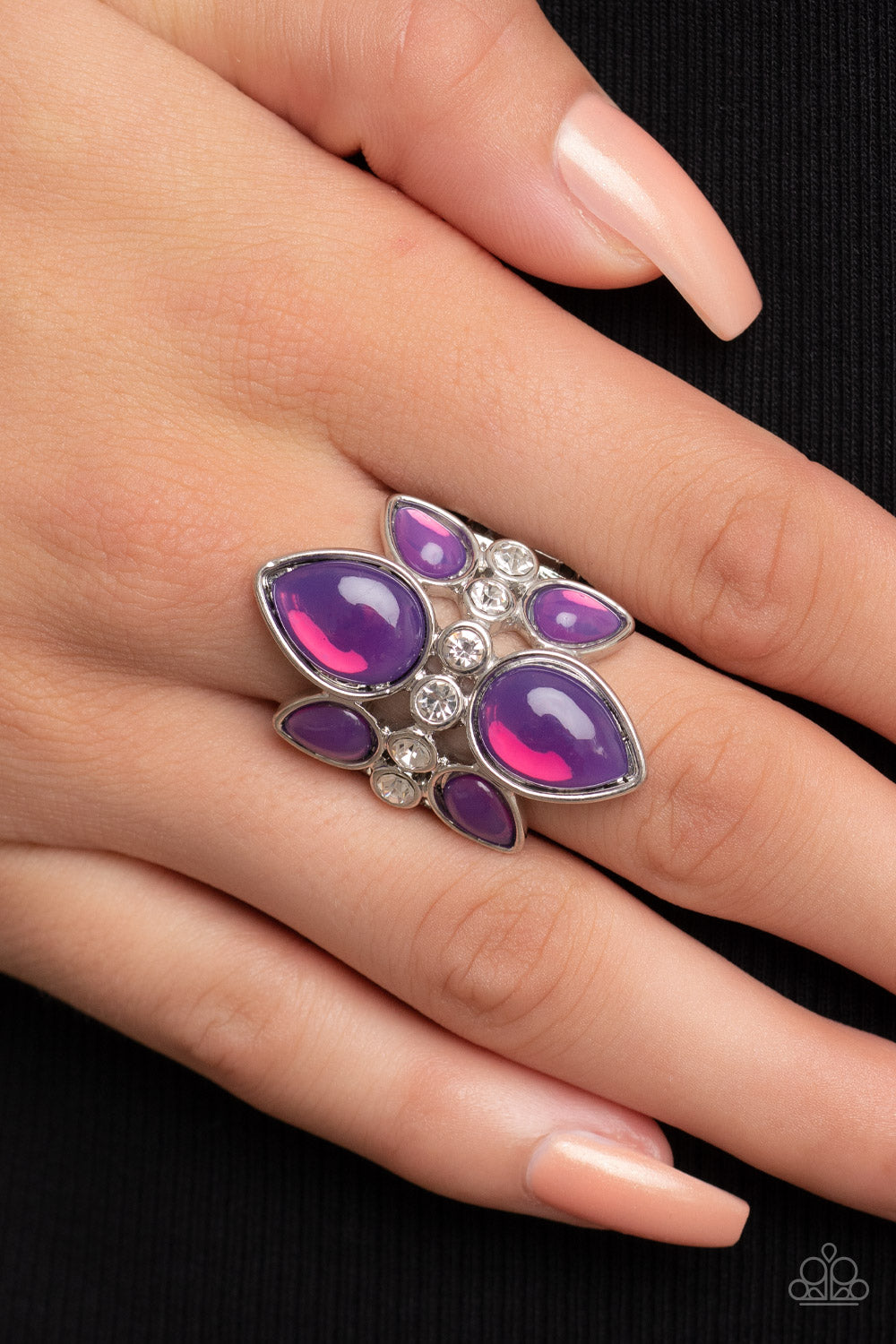Paparazzi Rings - Trio Tinto - Purple