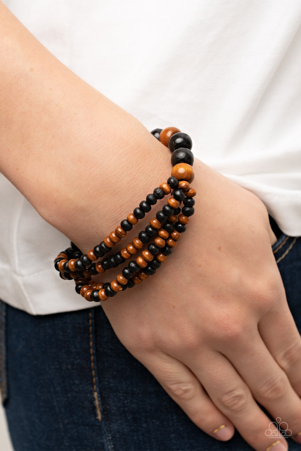 Paparazzi Bracelets - Oceania Oasis - Black