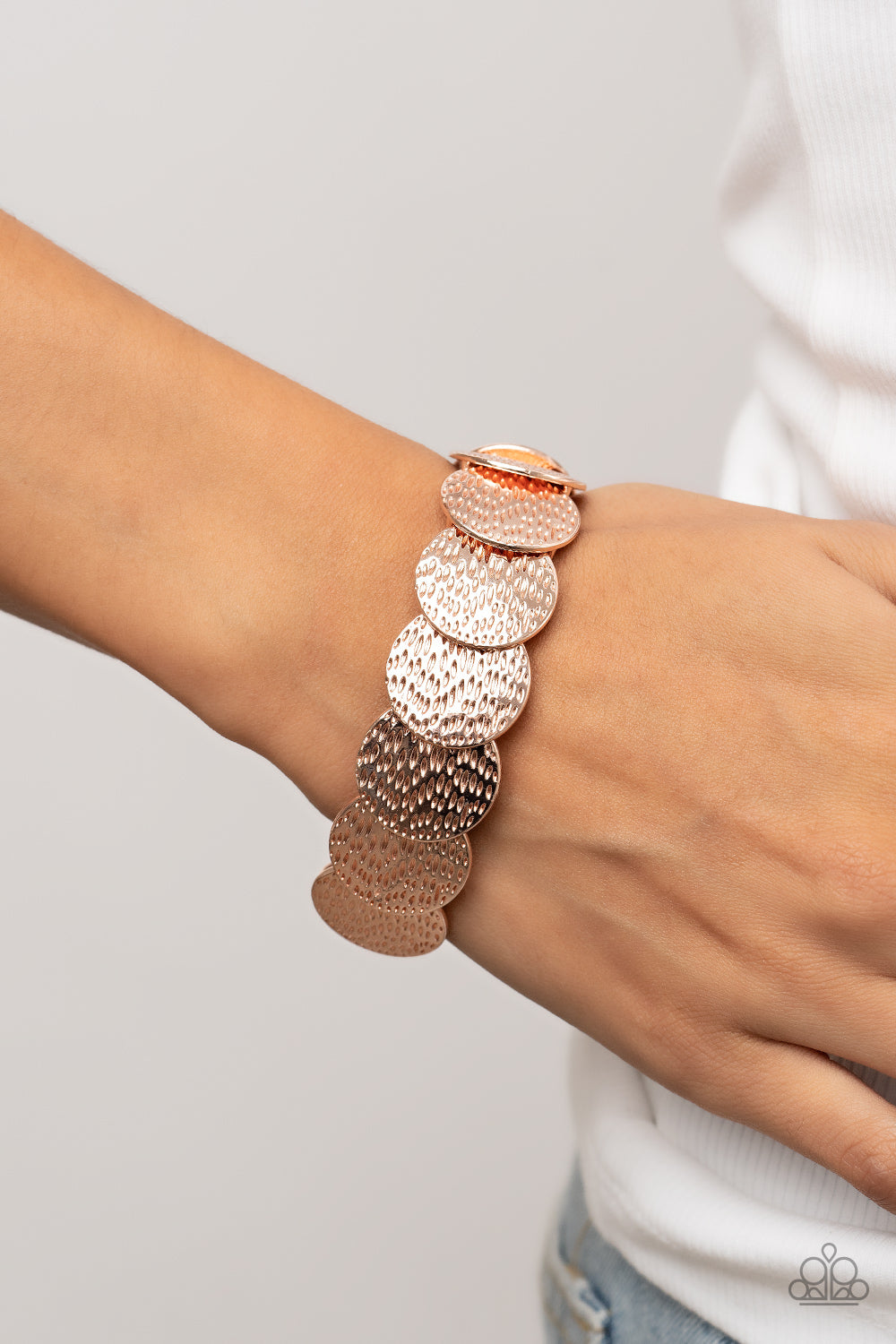 Paparazzi Bracelets - Radioactive Reflections - Rose Gold