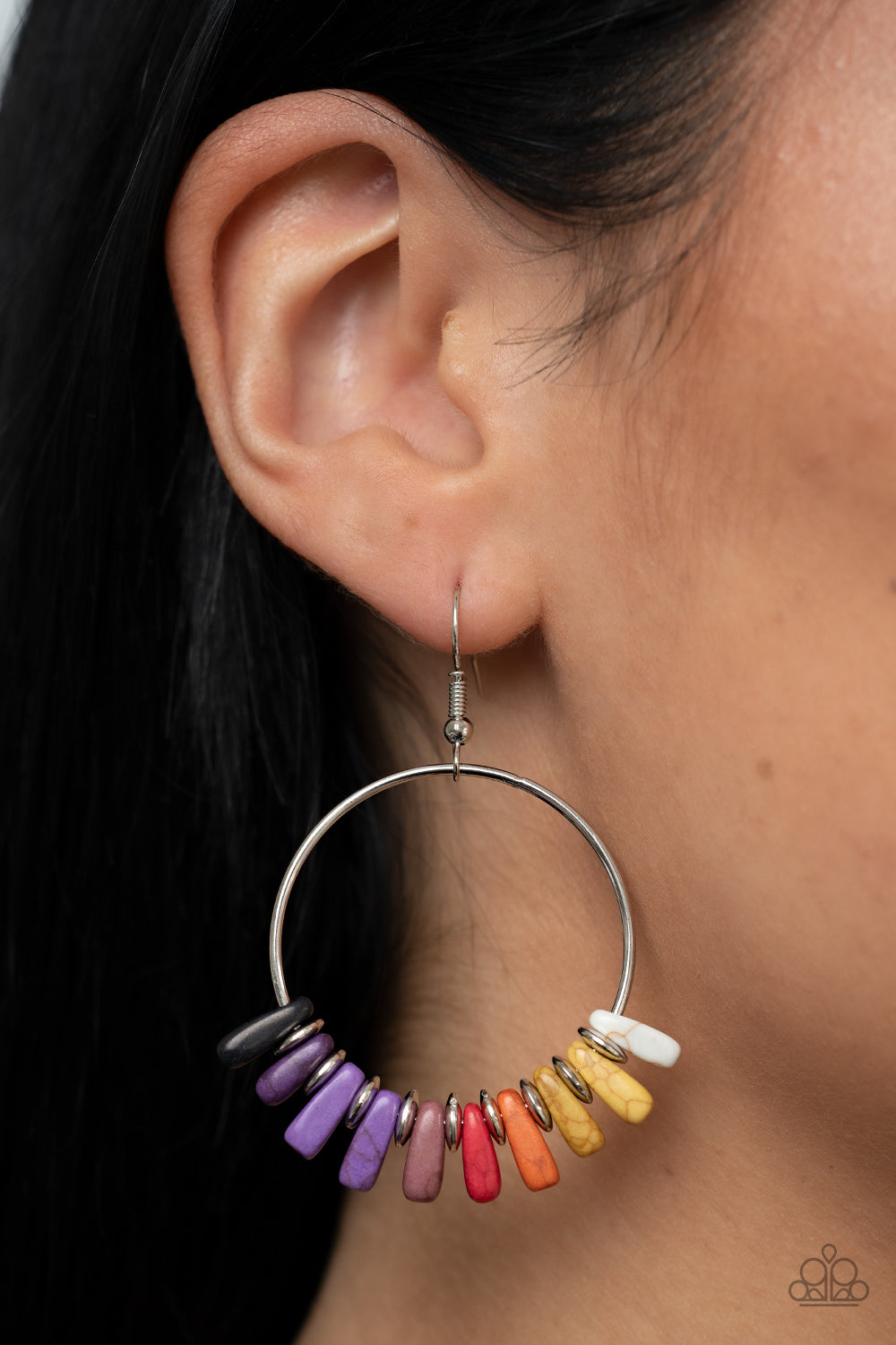 Paparazzi Earrings - Earthy Ensemble - Multi