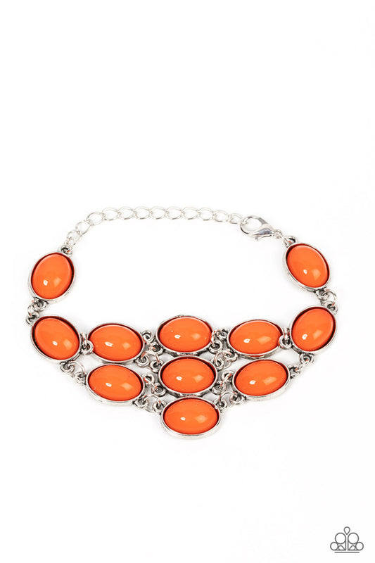 Paparazzi Bracelets - Color Wheel Garden - Orange