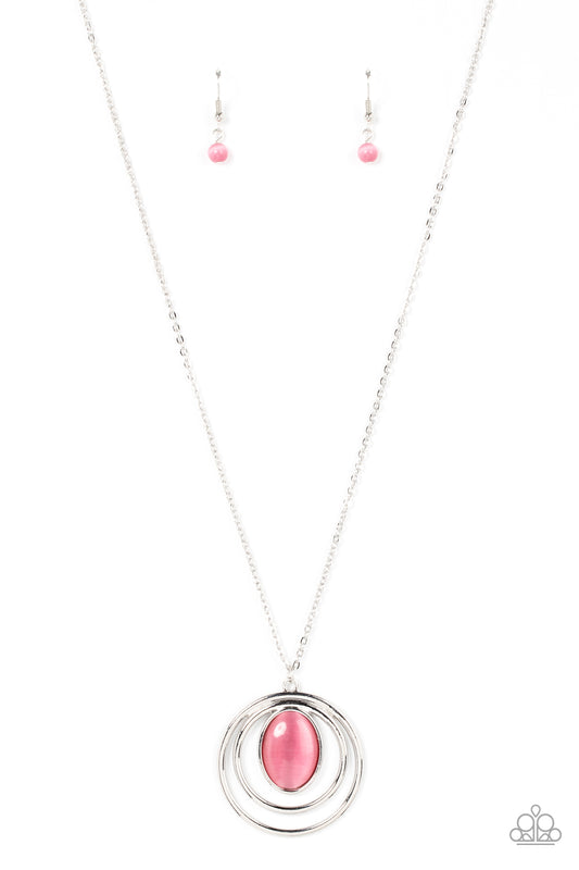 Paparazzi Necklaces - Epicenter of Elegance - Pink