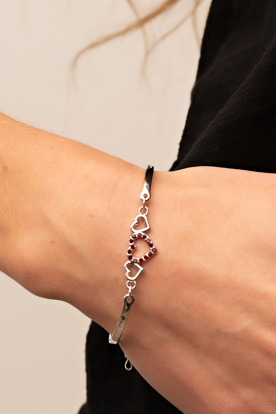 Paparazzi Bracelets - Cupids Confessions - Red