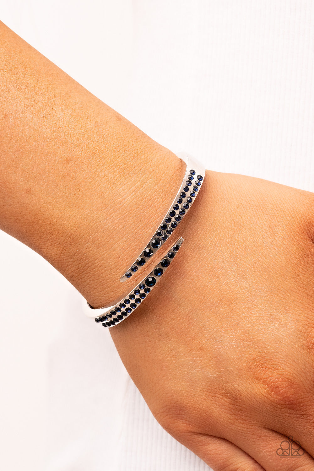 Paparazzi Bracelets - Sideswiping Shimmer - Blue