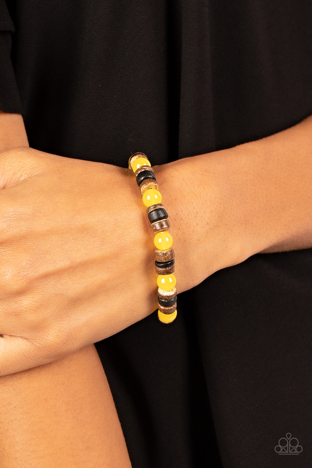 Paparazzi Bracelets - Durango Drifter - Yellow