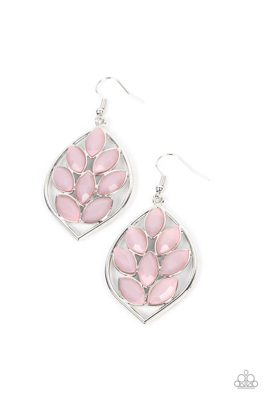Paparazzi Earrings - Glacial Glades - Pink