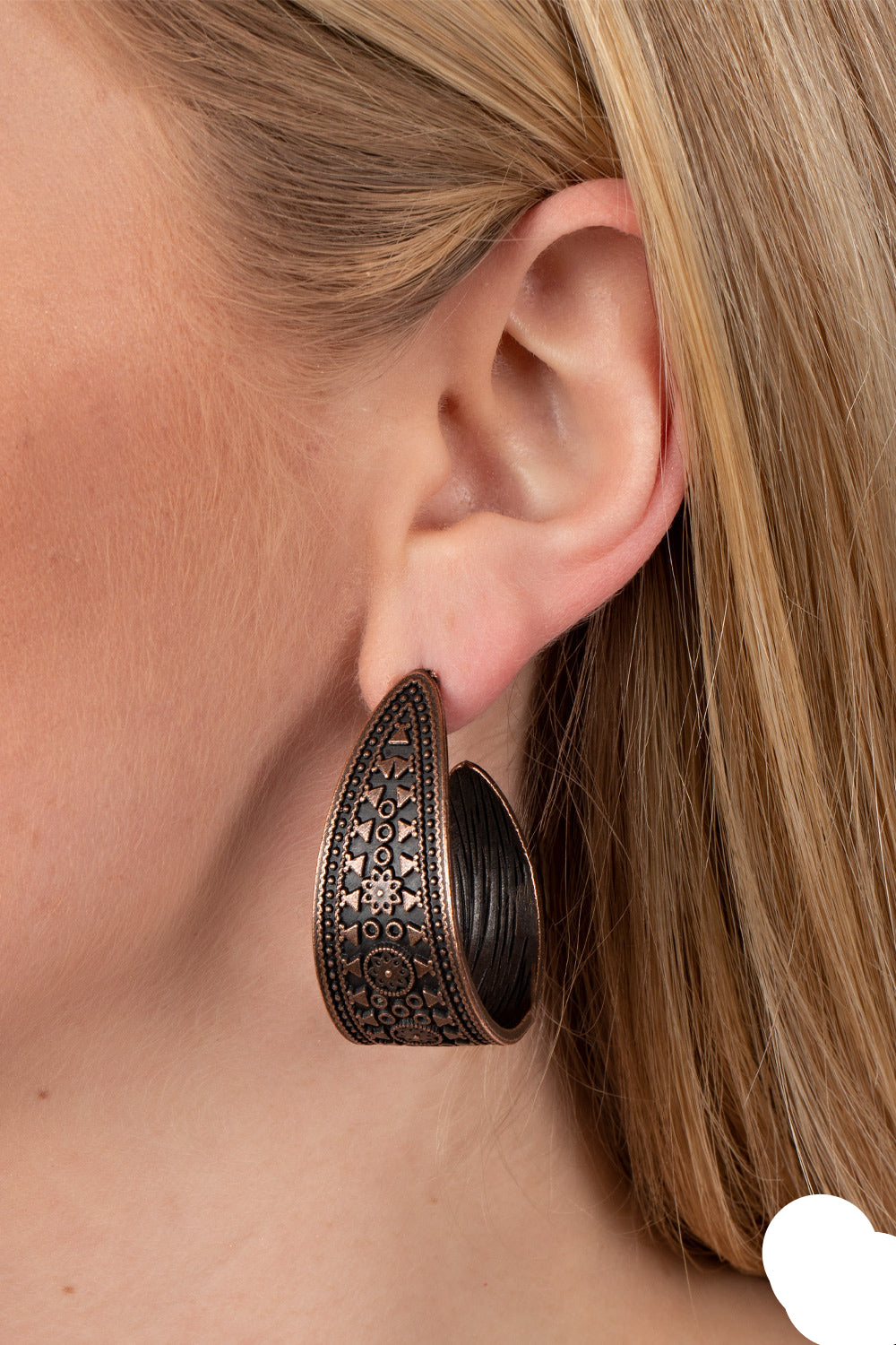 Paparazzi Earrings - Marketplace Mixer - Copper - E308
