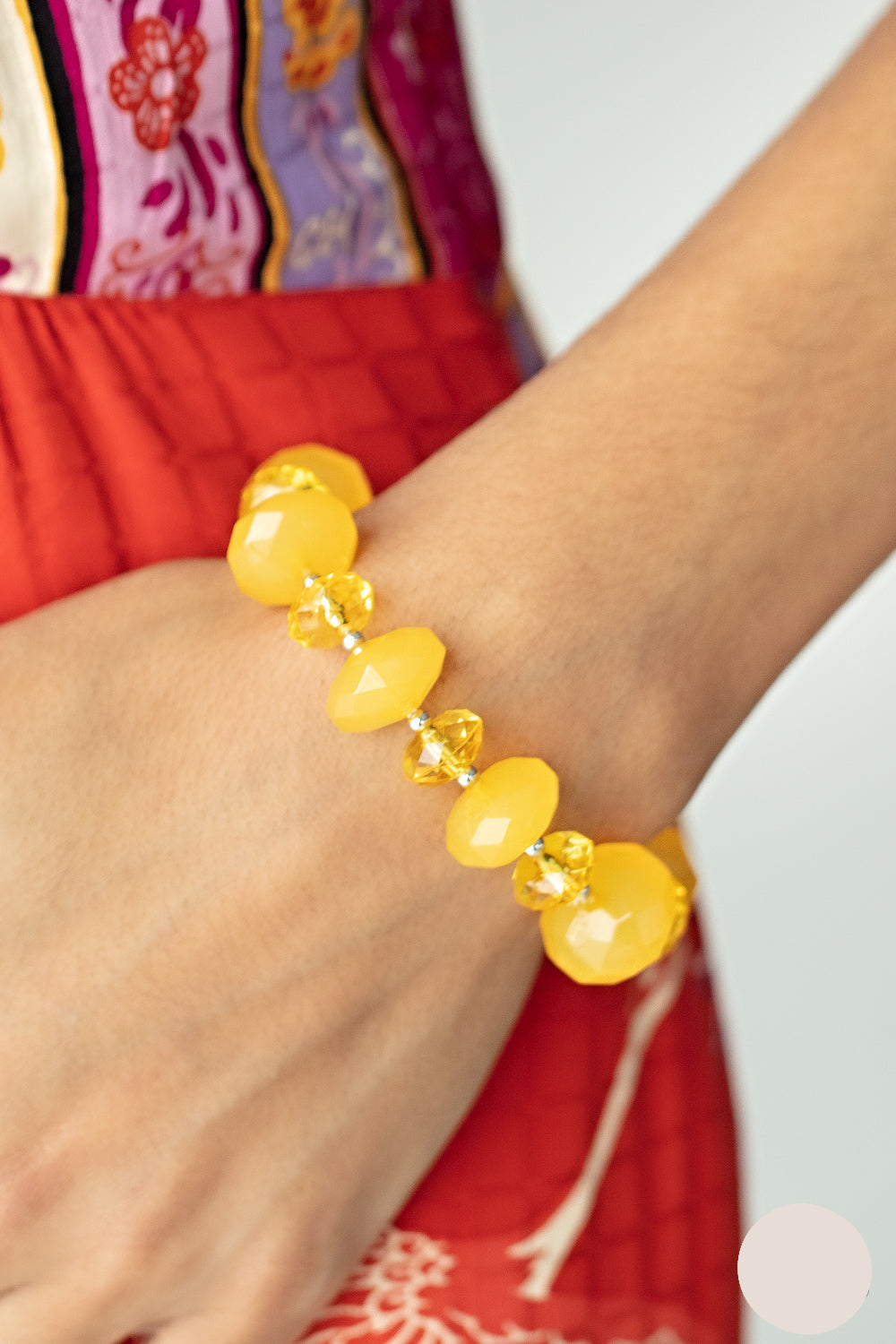 Paparazzi Bracelets - Keep Glowing Forward - Yellow
