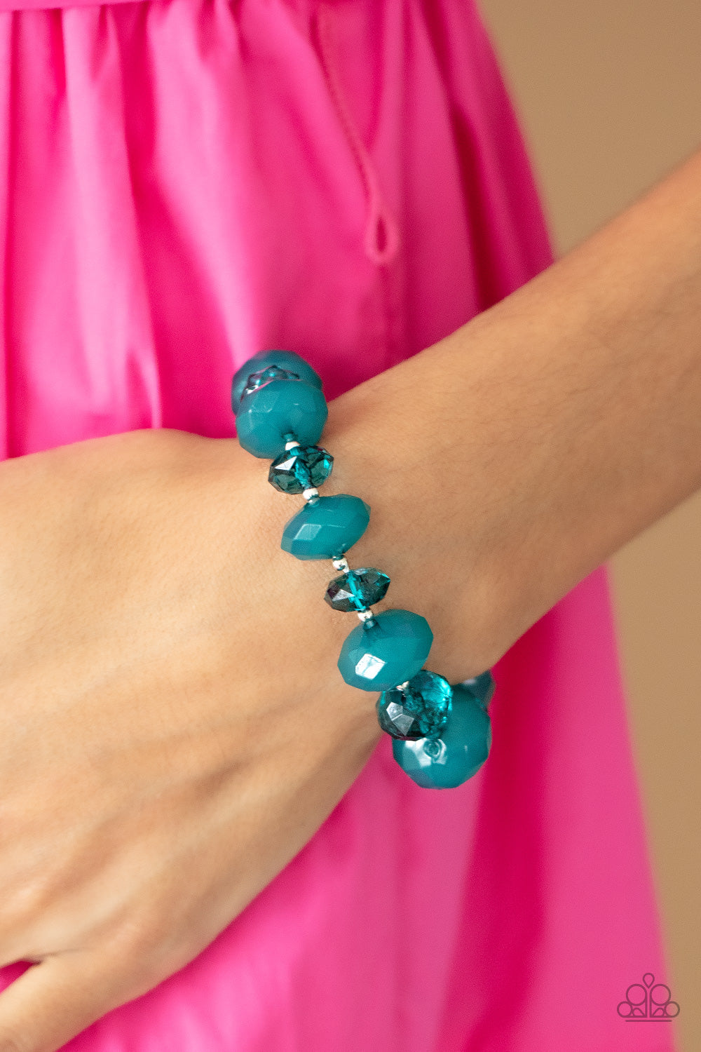 Paparazzi Bracelets - Keep Glowing Forward - Blue