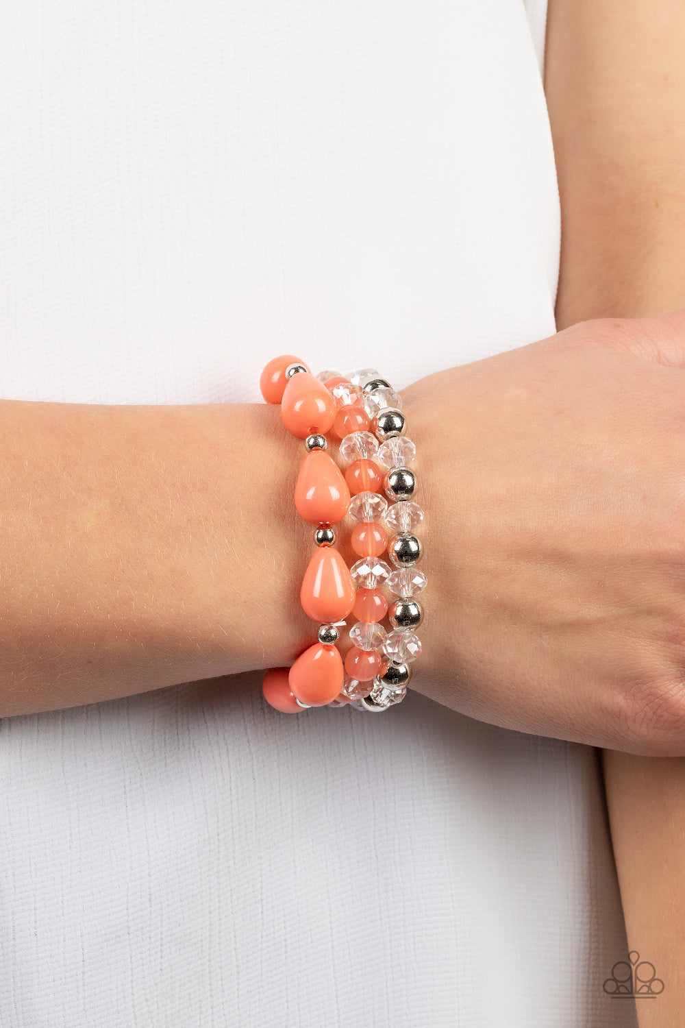 Paparazzi Bracelets - Beachside Brunch - Orange