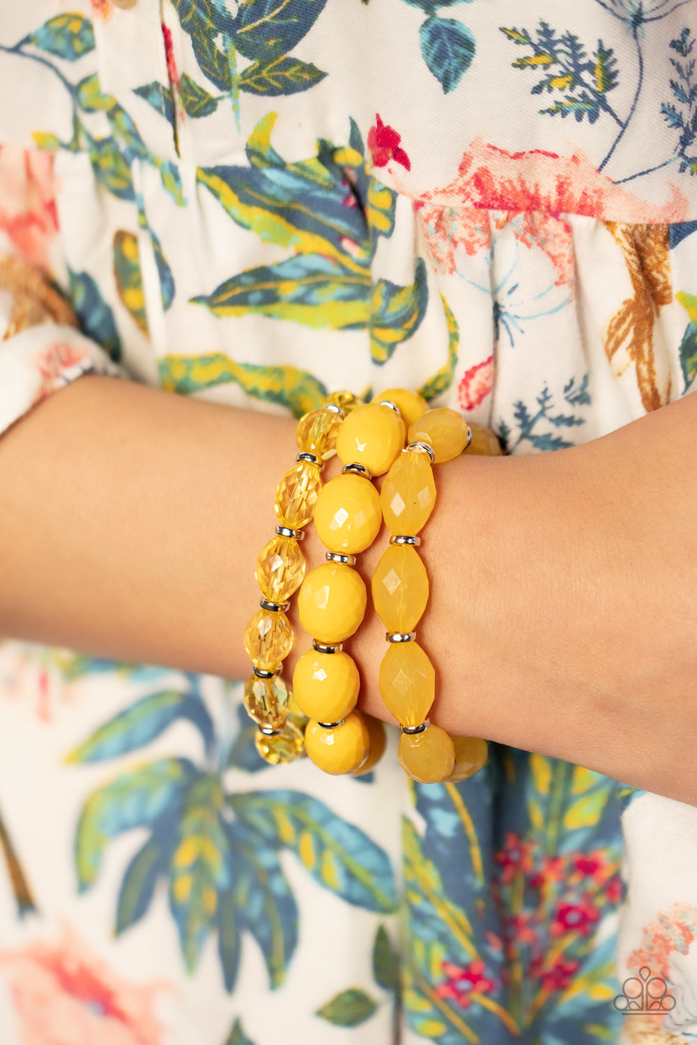 Paparazzi Bracelets - High Tide Hammock -Yellow