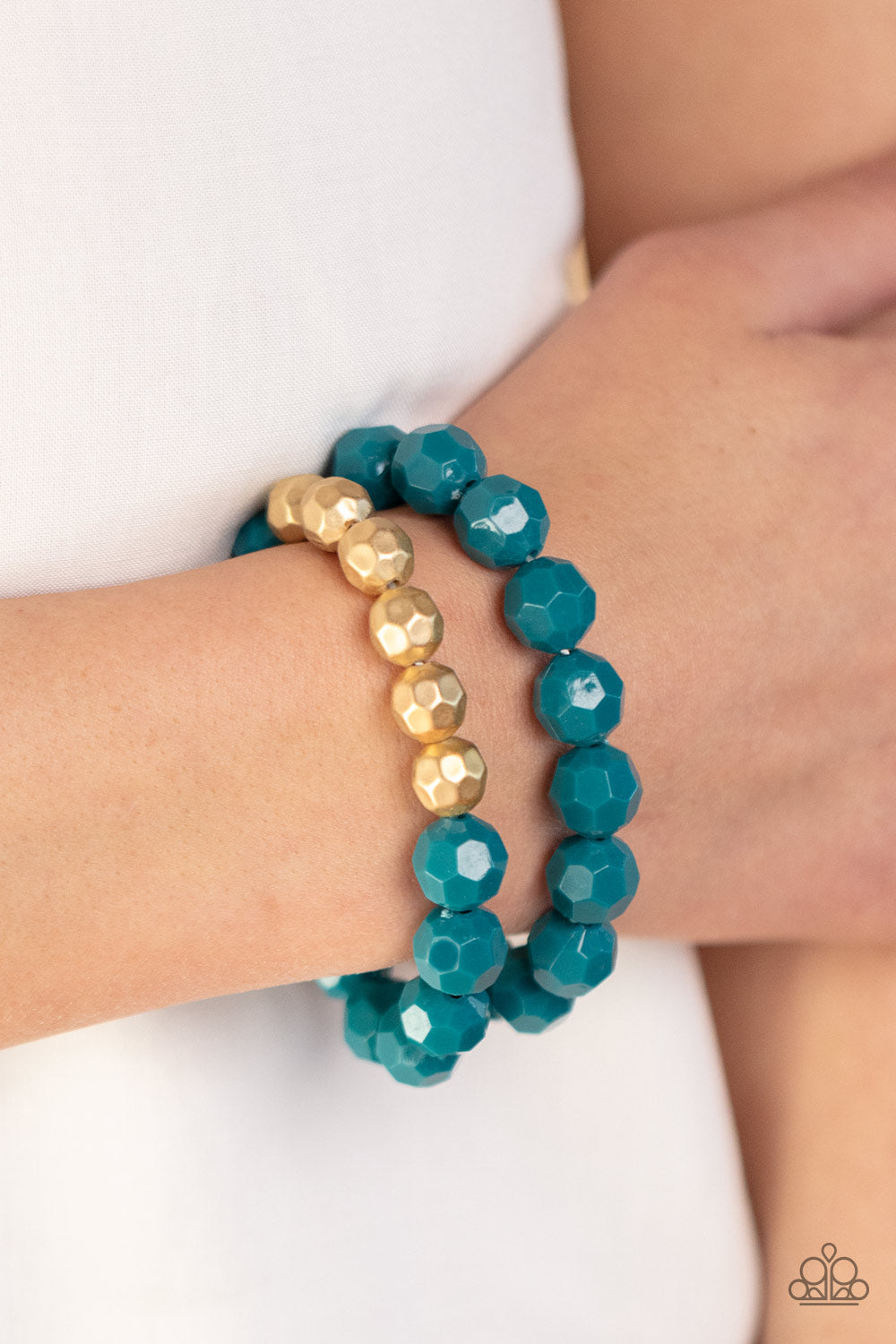 Paparazzi Bracelets - Grecian Glamour - Blue