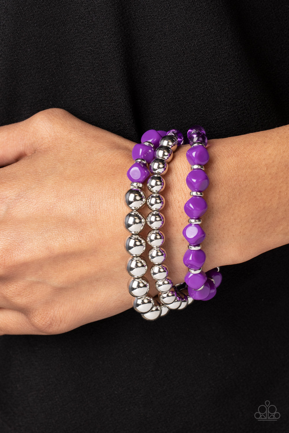 Paparazzi Bracelets - Summer Sabbatical - Purple
