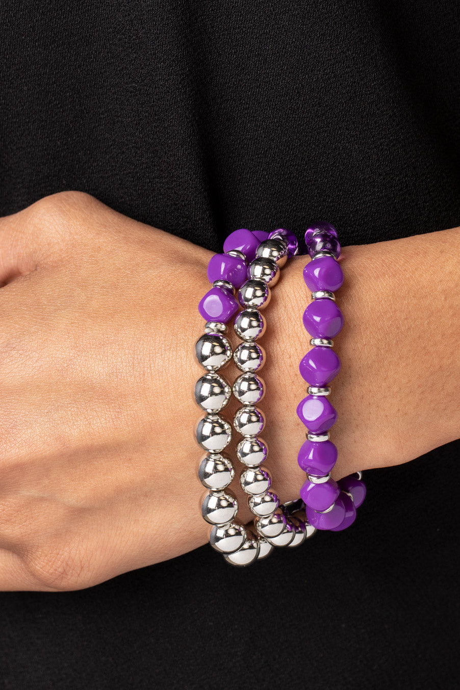 Paparazzi Bracelets - Summer Sabbatical - Purple