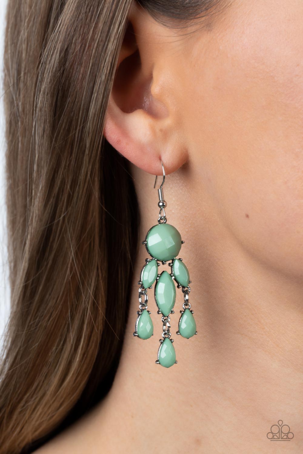 Paparazzi Earrings - Summer Feeling - Green