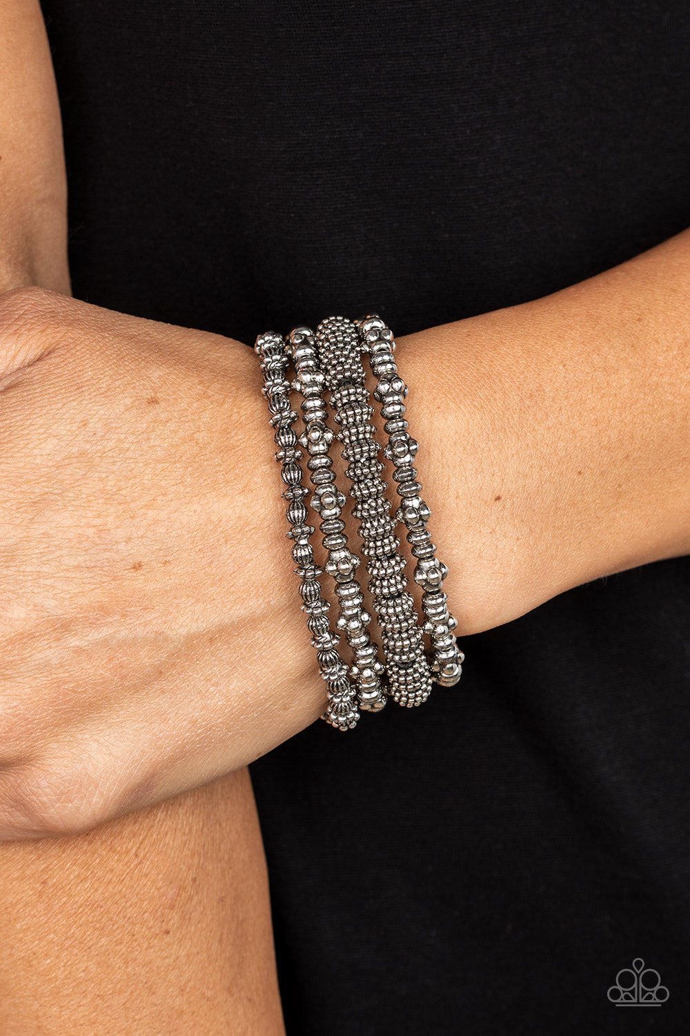 Paparazzi Bracelets - Country Charmer - Silver