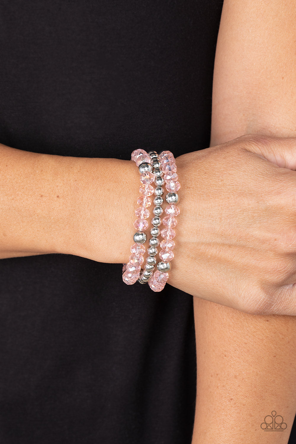 Paparazzi Bracelets - Prismatic Perceptions - Pink