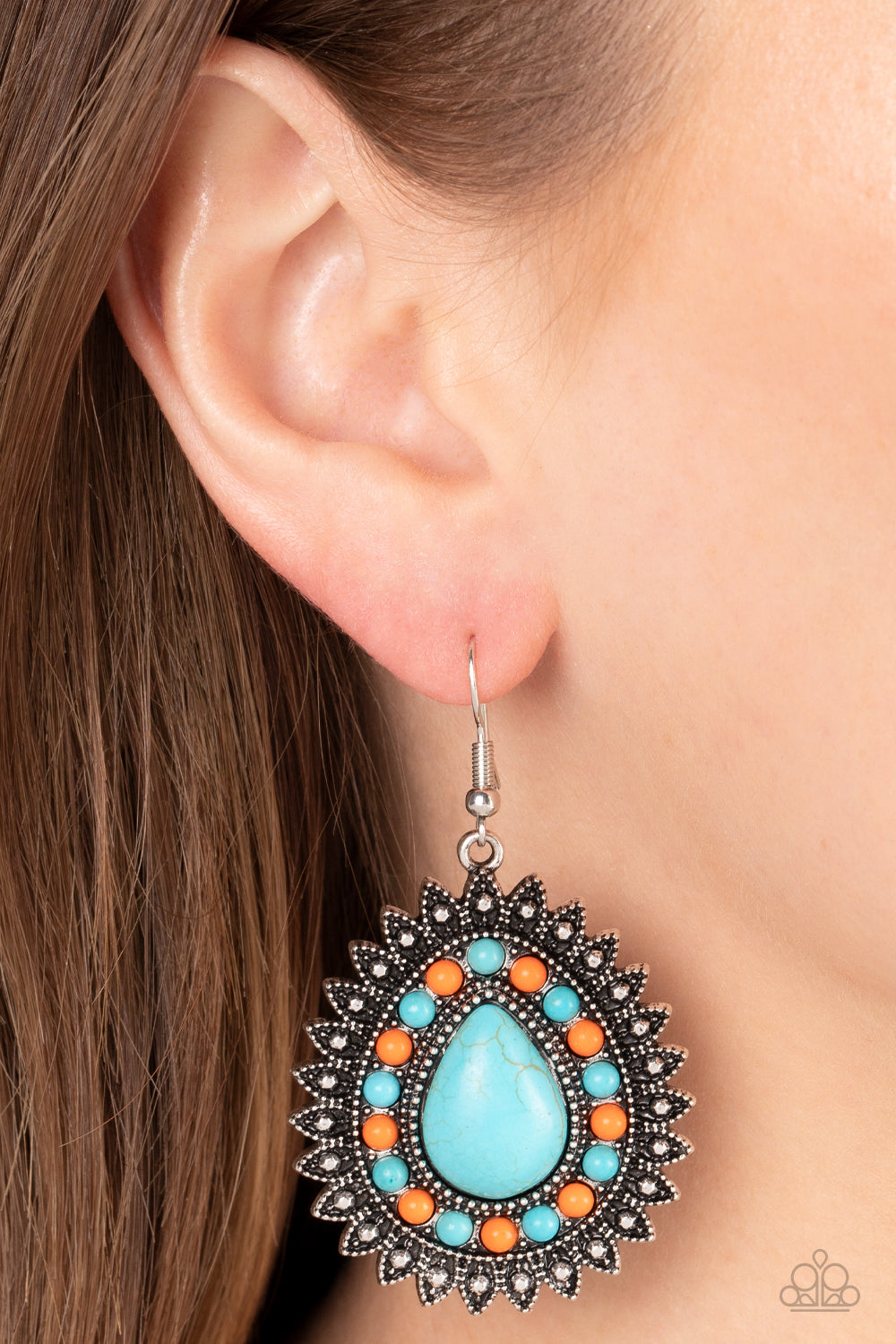 Paparazzi Earrings - Sagebrush Sabbatical - Blue
