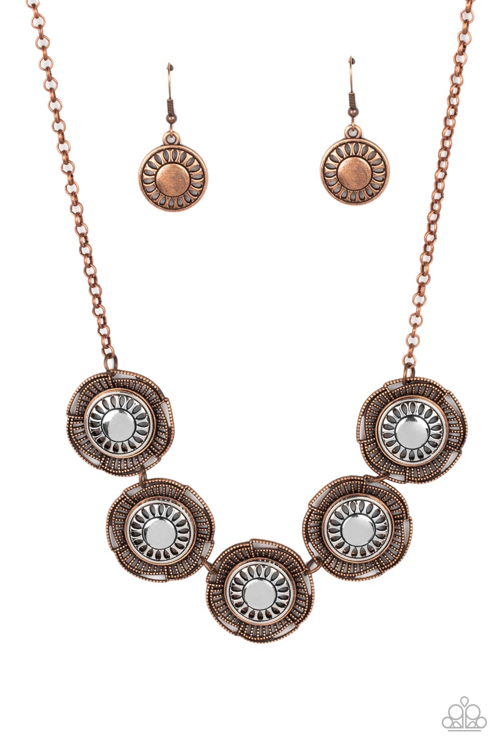 Paparazzi Necklace ~ Lavishly Loaded - Copper