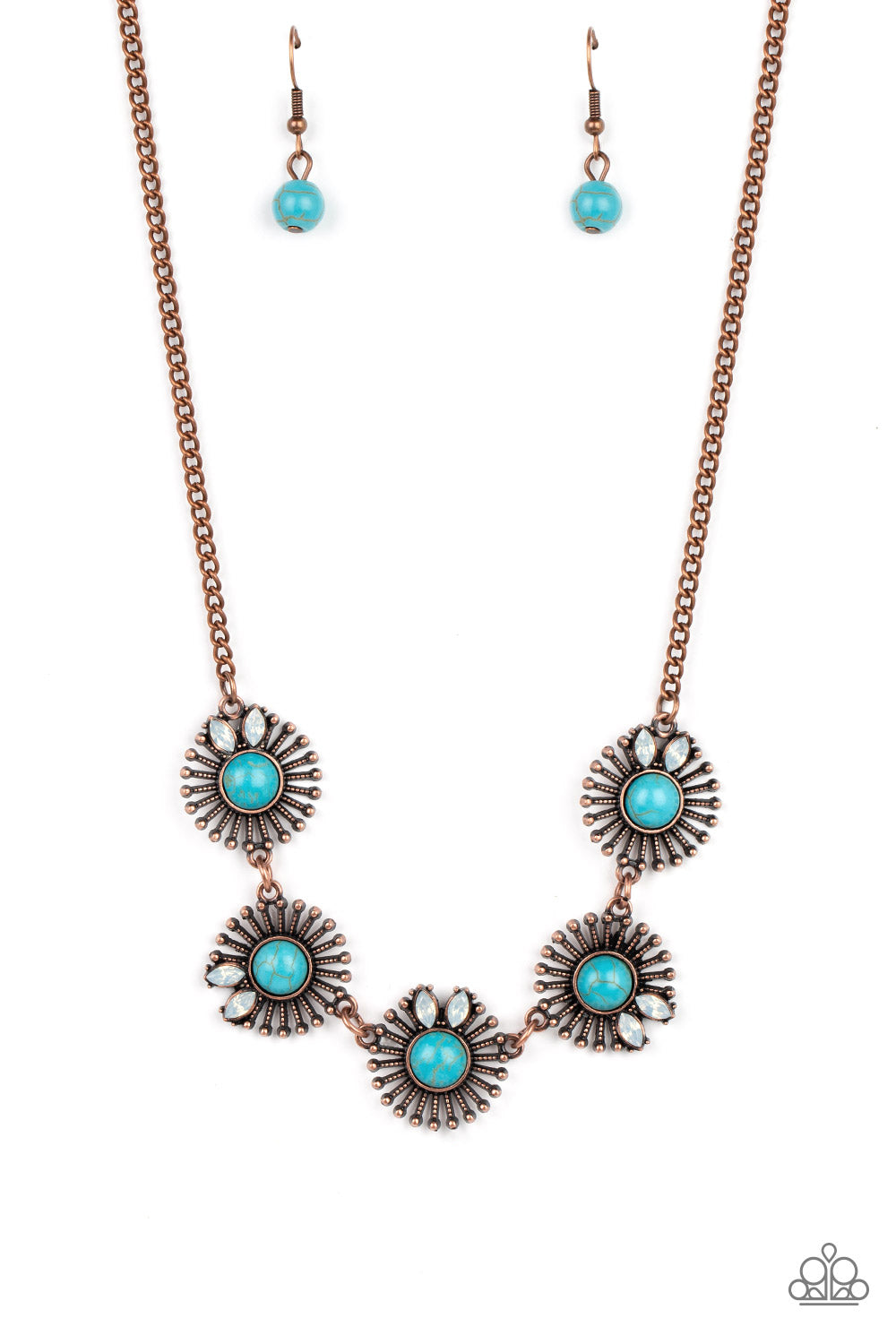 Paparazzi Jewelry Sunburst Season - Copper Necklace