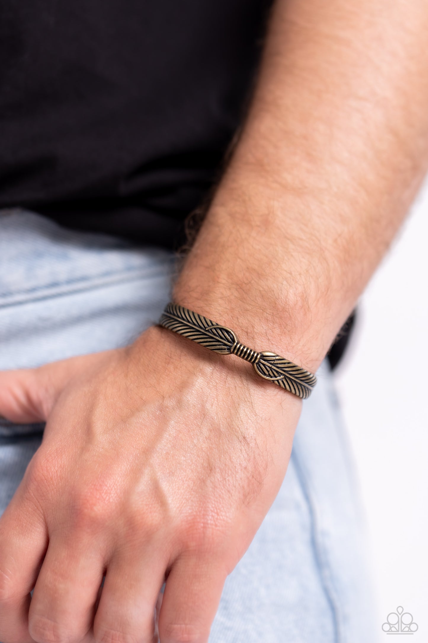 Paparazzi Men's Collection - Watching the FLOCK - Brass