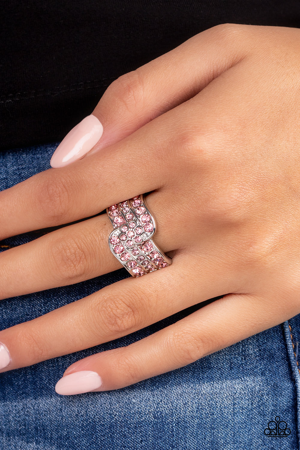 Paparazzi Rings - No Flowers Barred - Pink