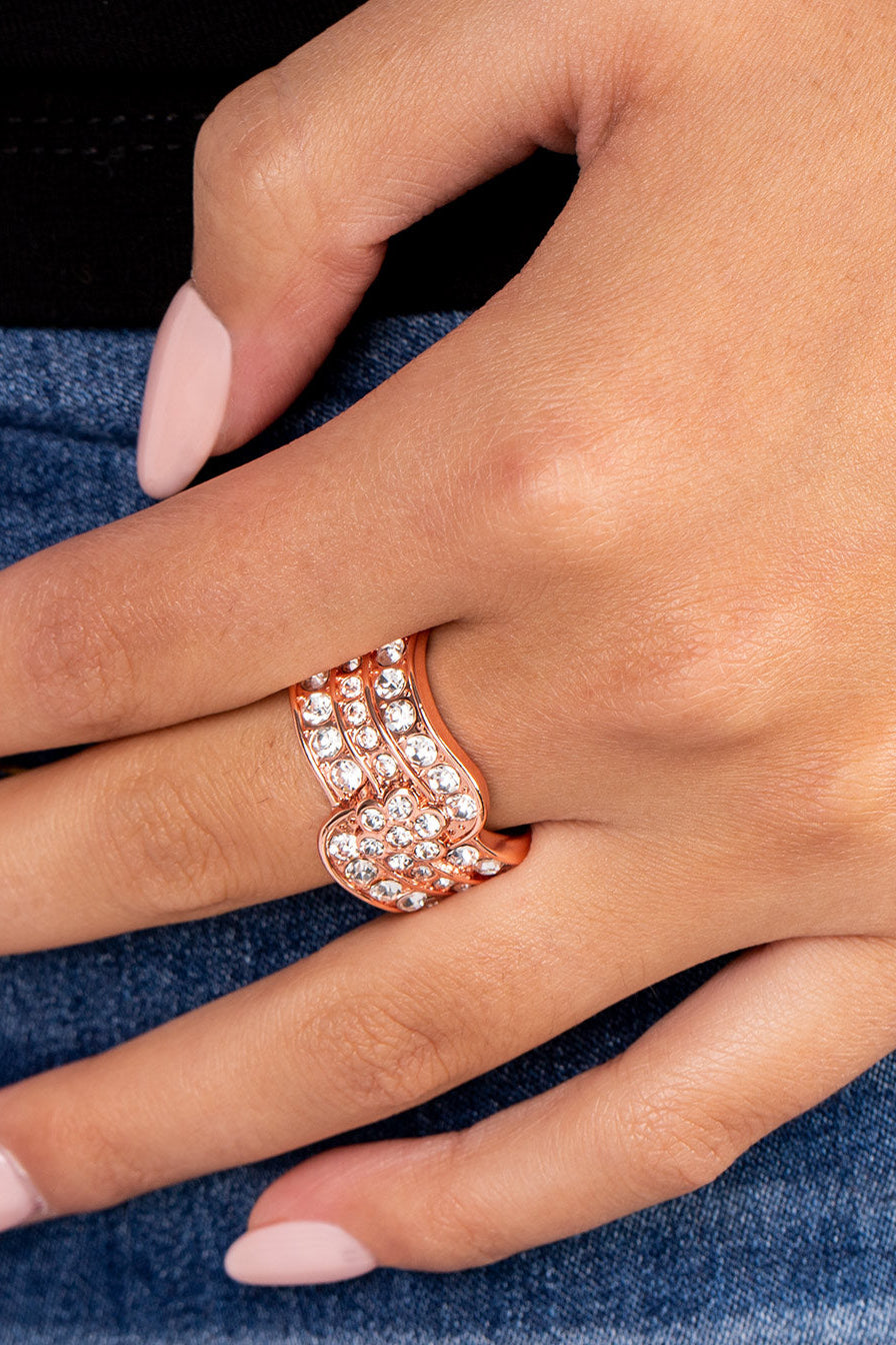 Paparazzi Rings - No Flowers Barred - Copper