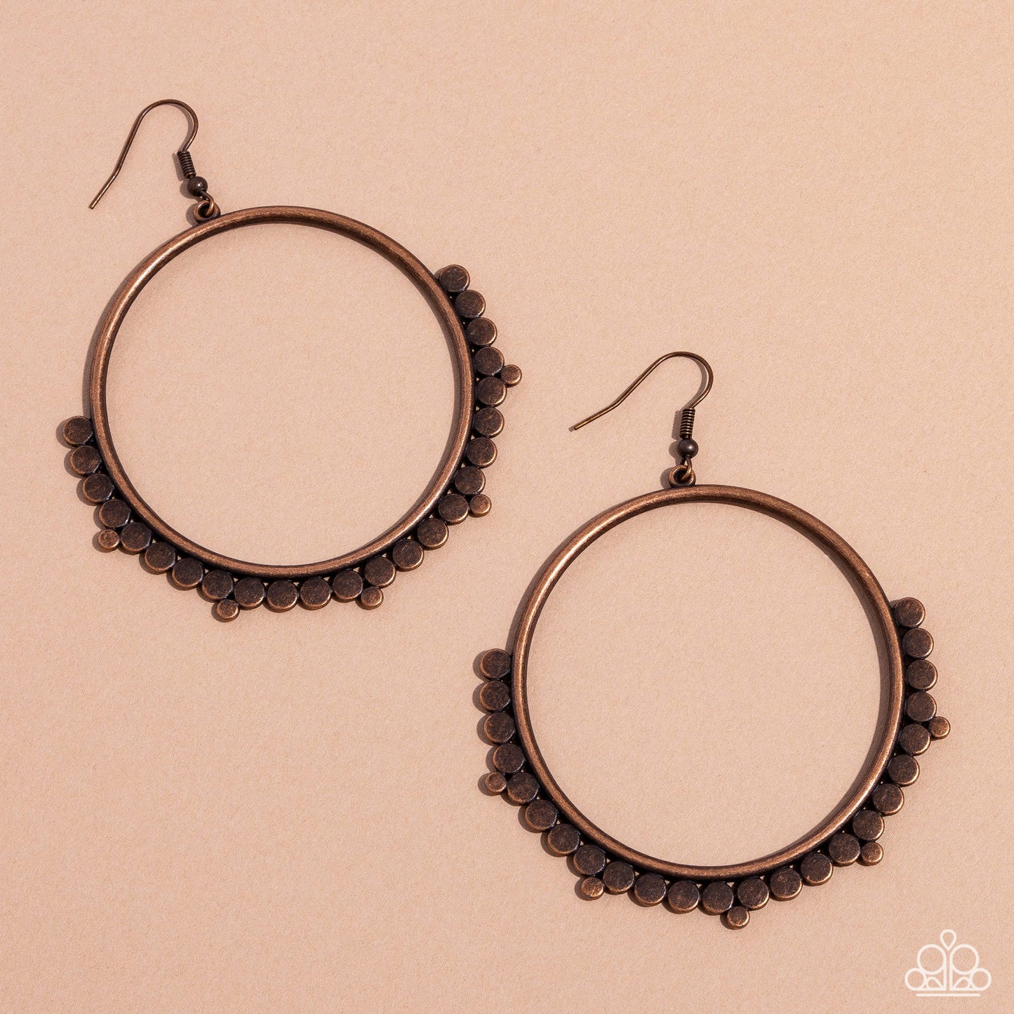 Paparazzi Earrings - Ultra Untamable - Copper