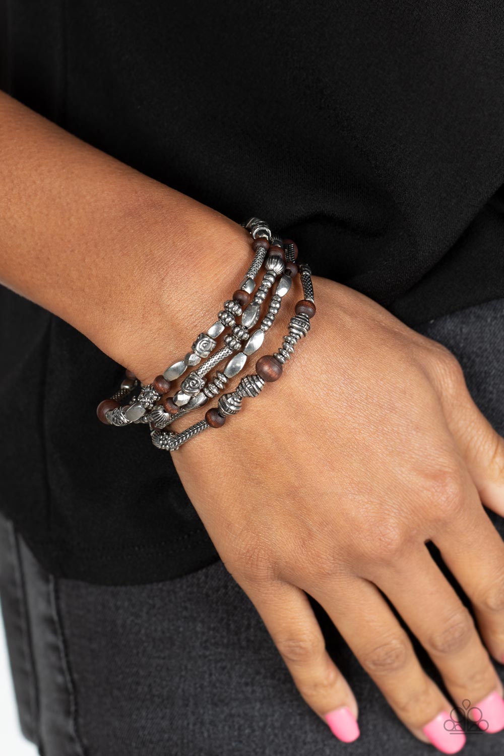 Paparazzi Bracelets - Jungle Jubilee - Brown