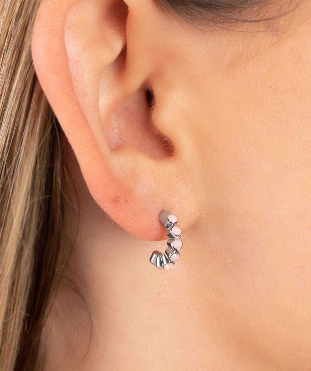 Paparazzi Earrings - Carefree Couture - Pink