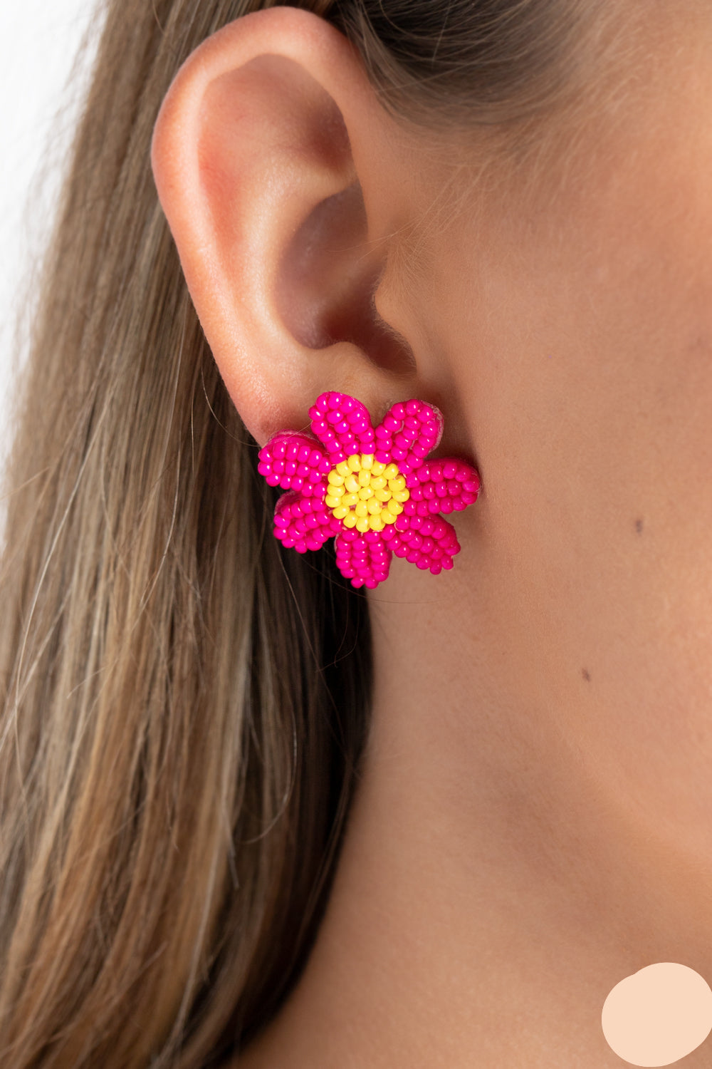 Paparazzi Earrings - Sensational Seeds - Pink