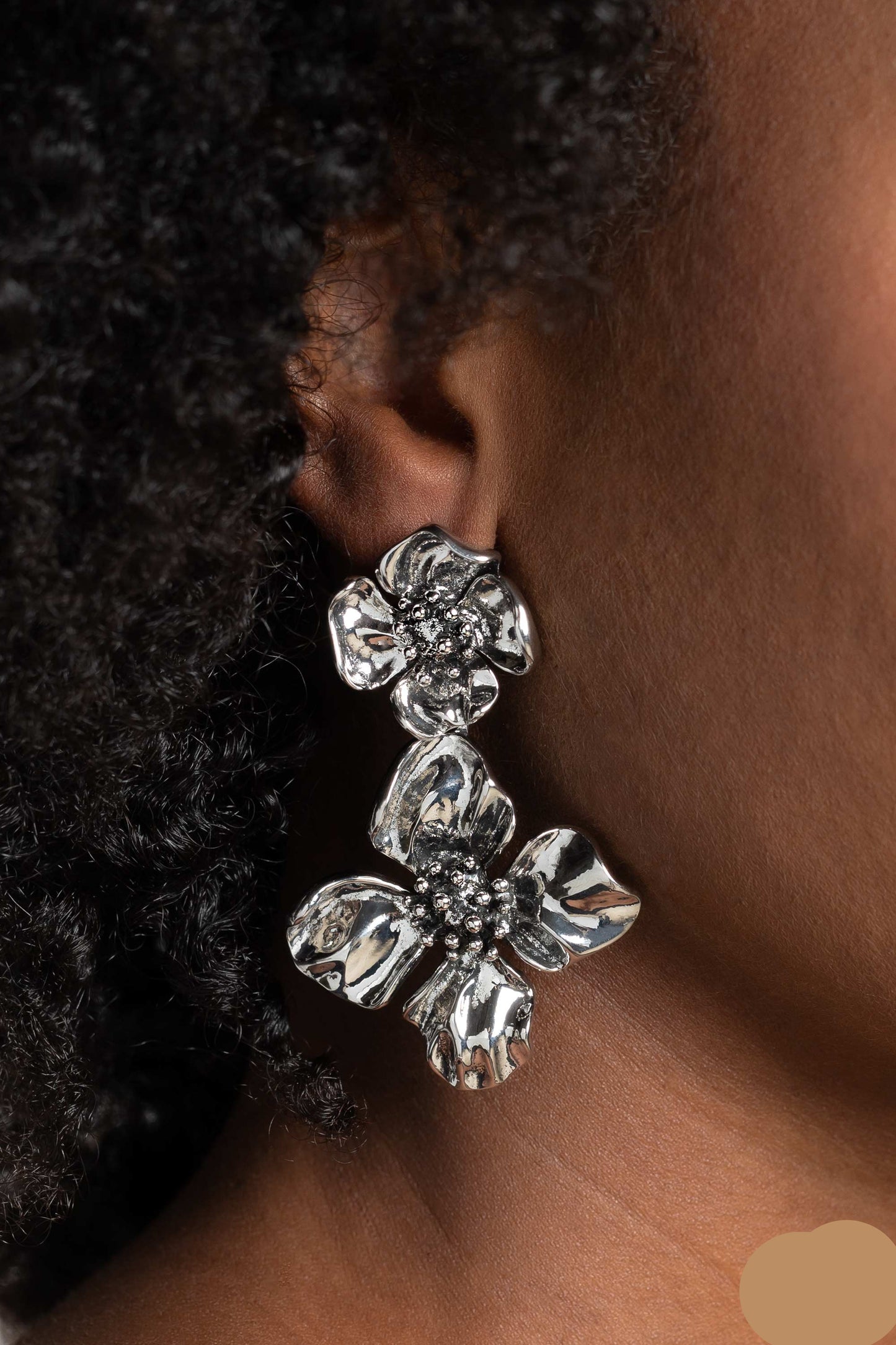 Paparazzi Earrings - Gilded Grace - Silver