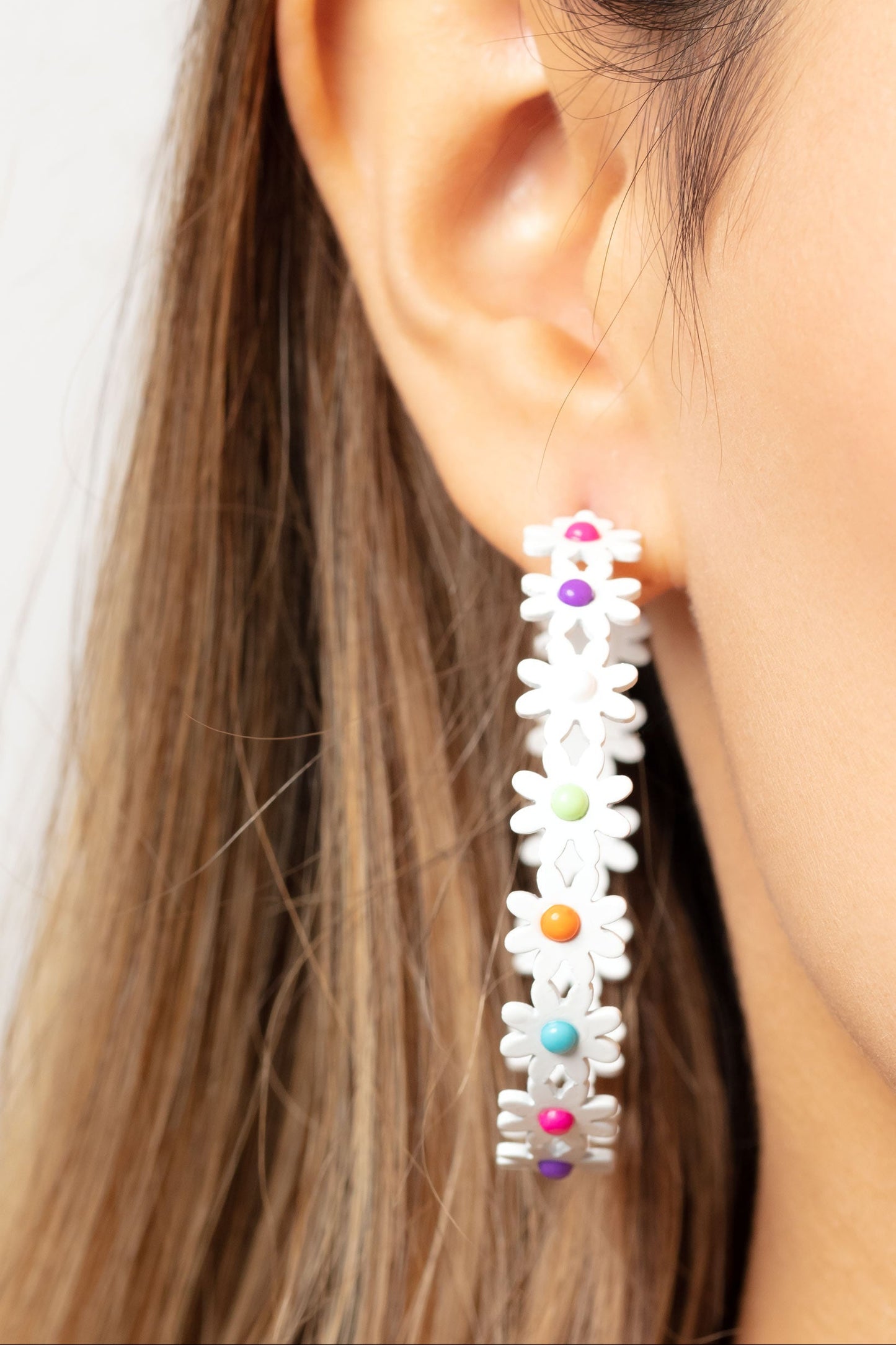 Paparazzi Earrings - Daisy Disposition - Multi