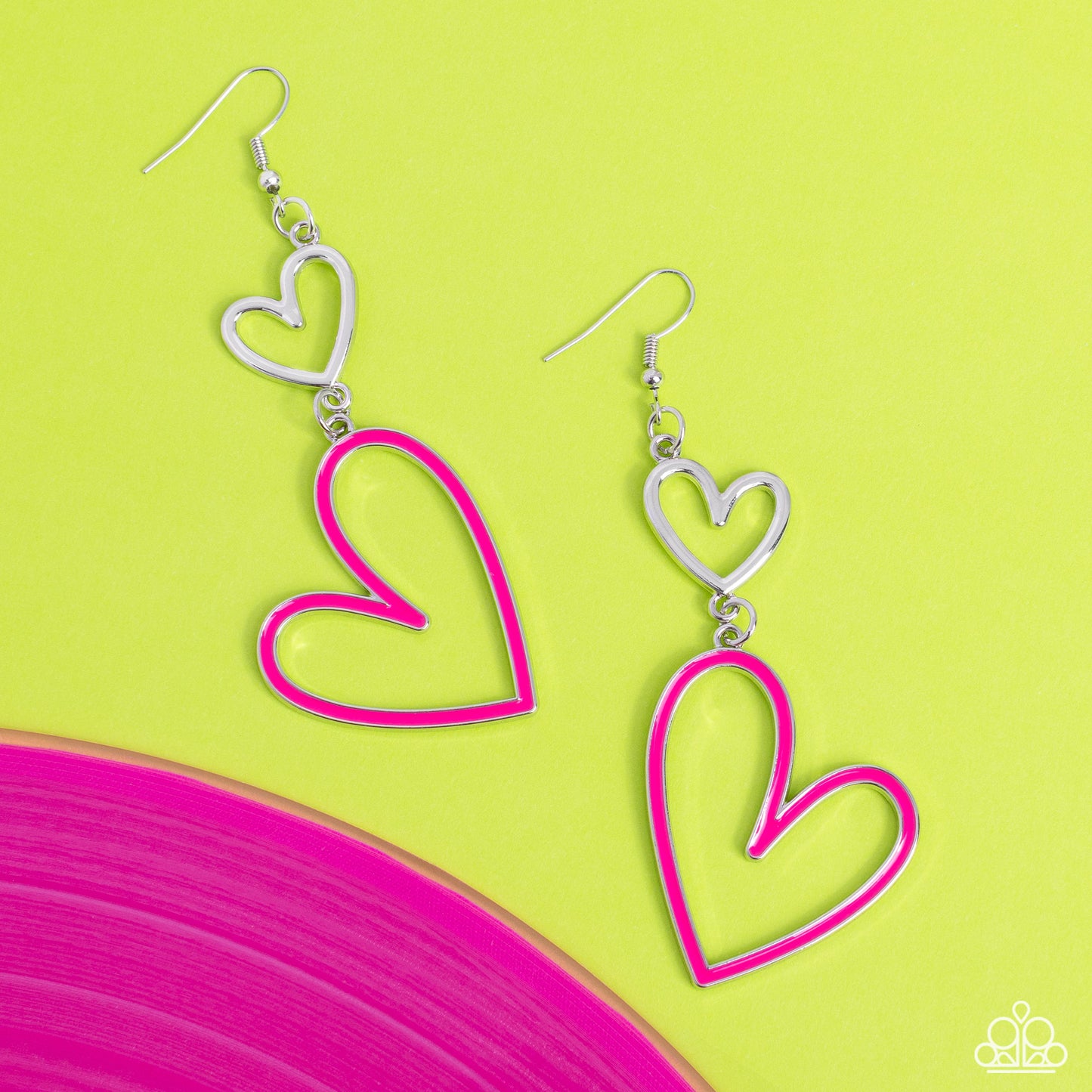Paparazzi Earrings - Pristine Pizzazz - Pink