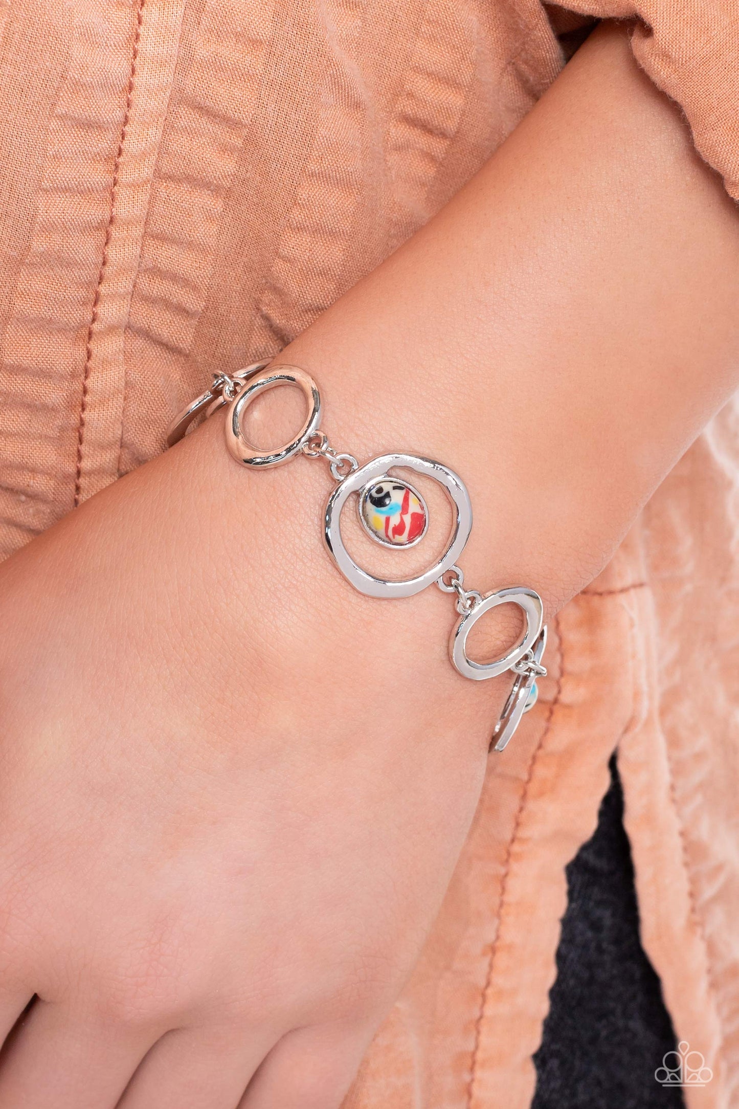 Paparazzi Bracelets - Marble Myriad - Yellow