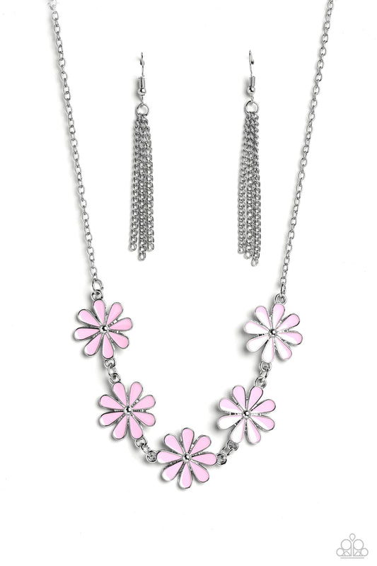 Paparazzi Necklaces - Flora Fantasy - Pink