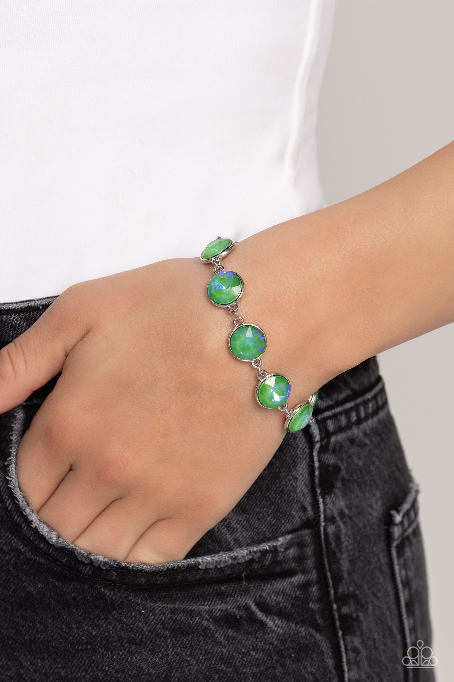 Paparazzi Bracelets - Enchanted Emblems - Green