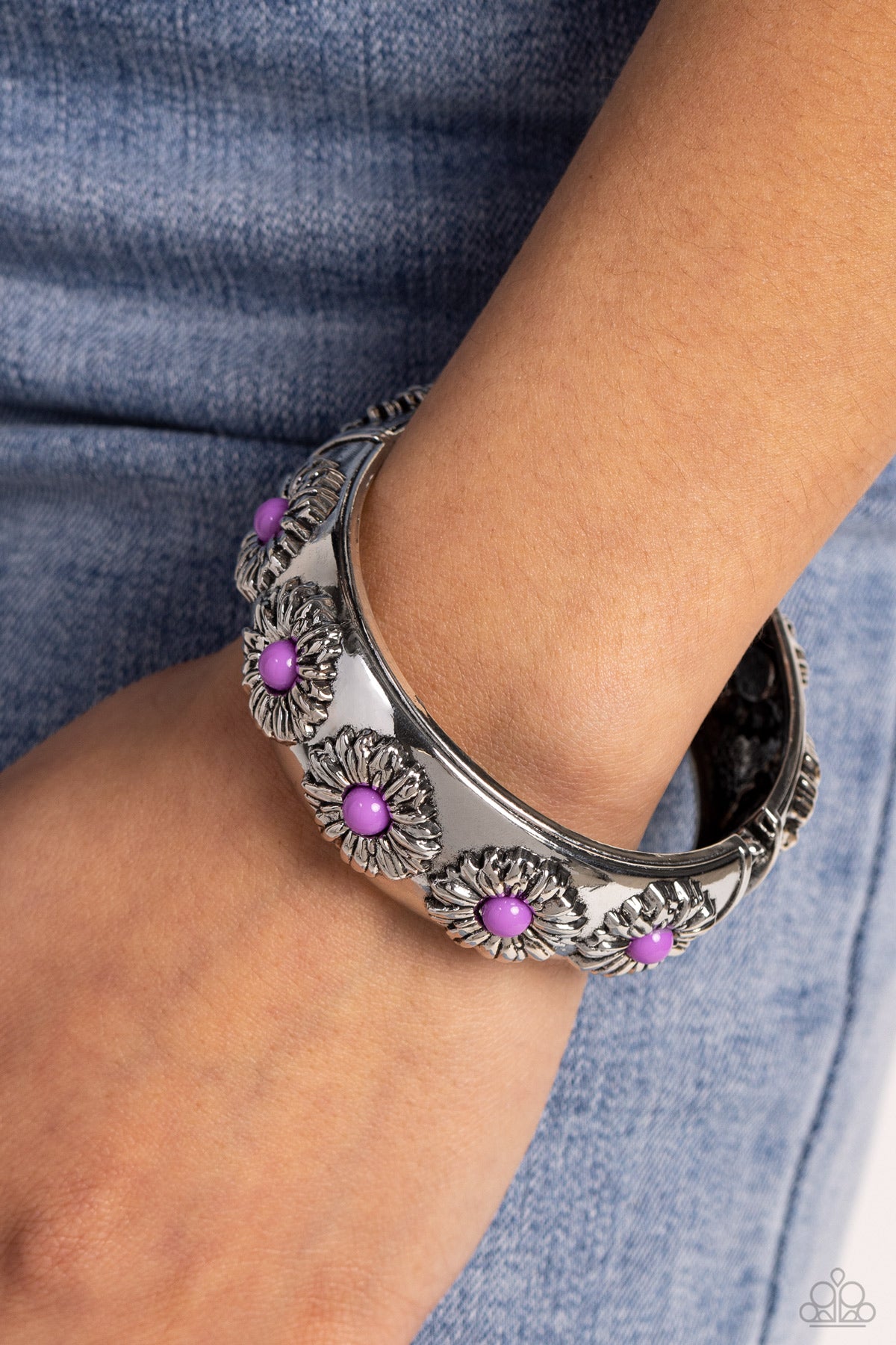 Paparazzi Bracelets - Taking FLORAL - Purple
