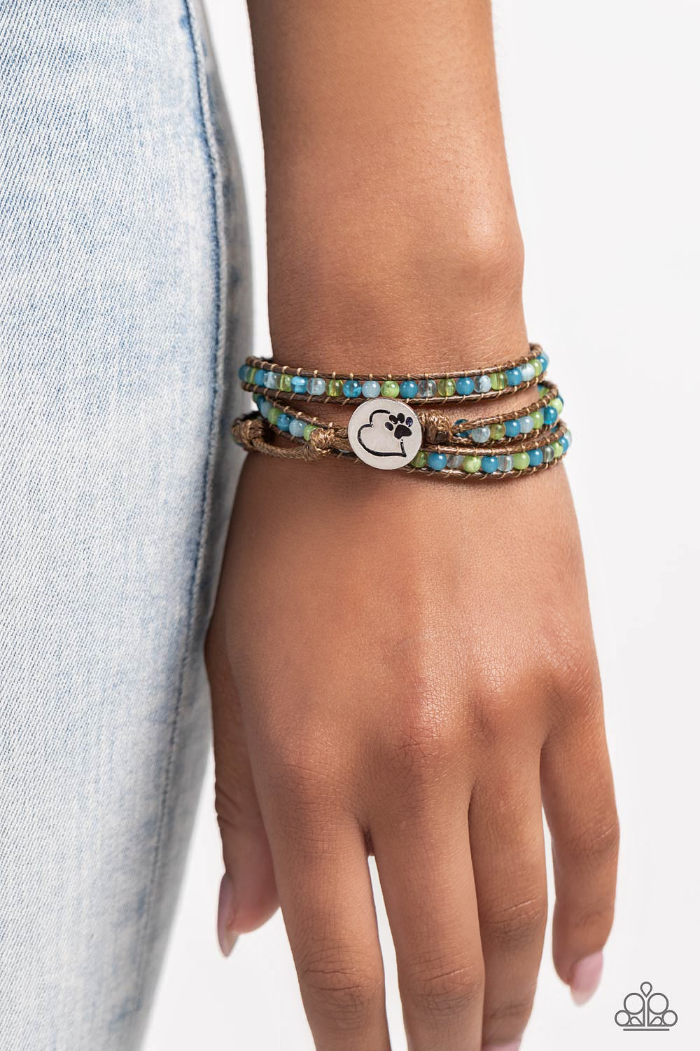 Paparazzi Bracelets - PAW-sitive Thinking - Blue