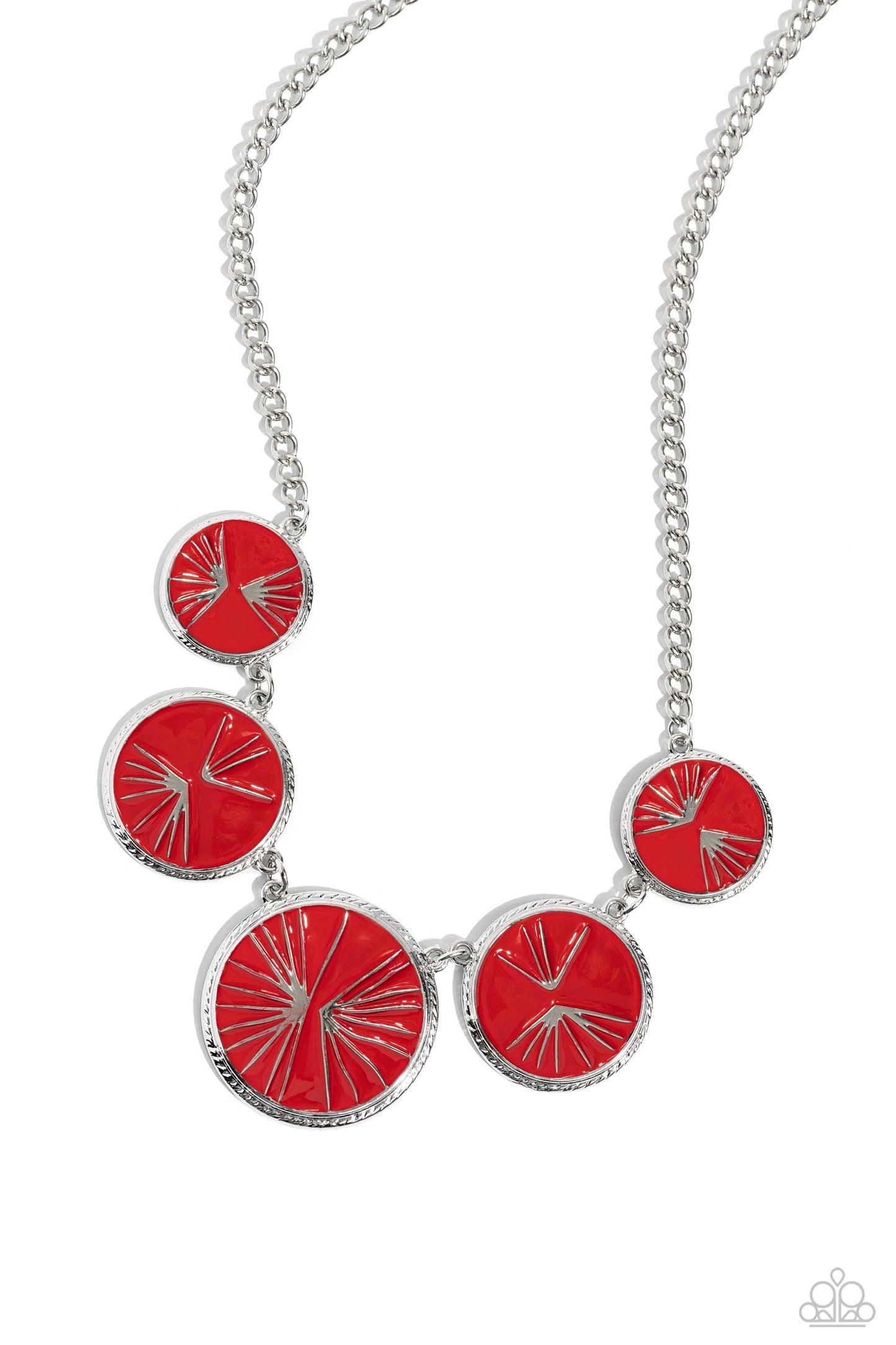 Paparazzi Necklaces - PALM Before the Storm - Red