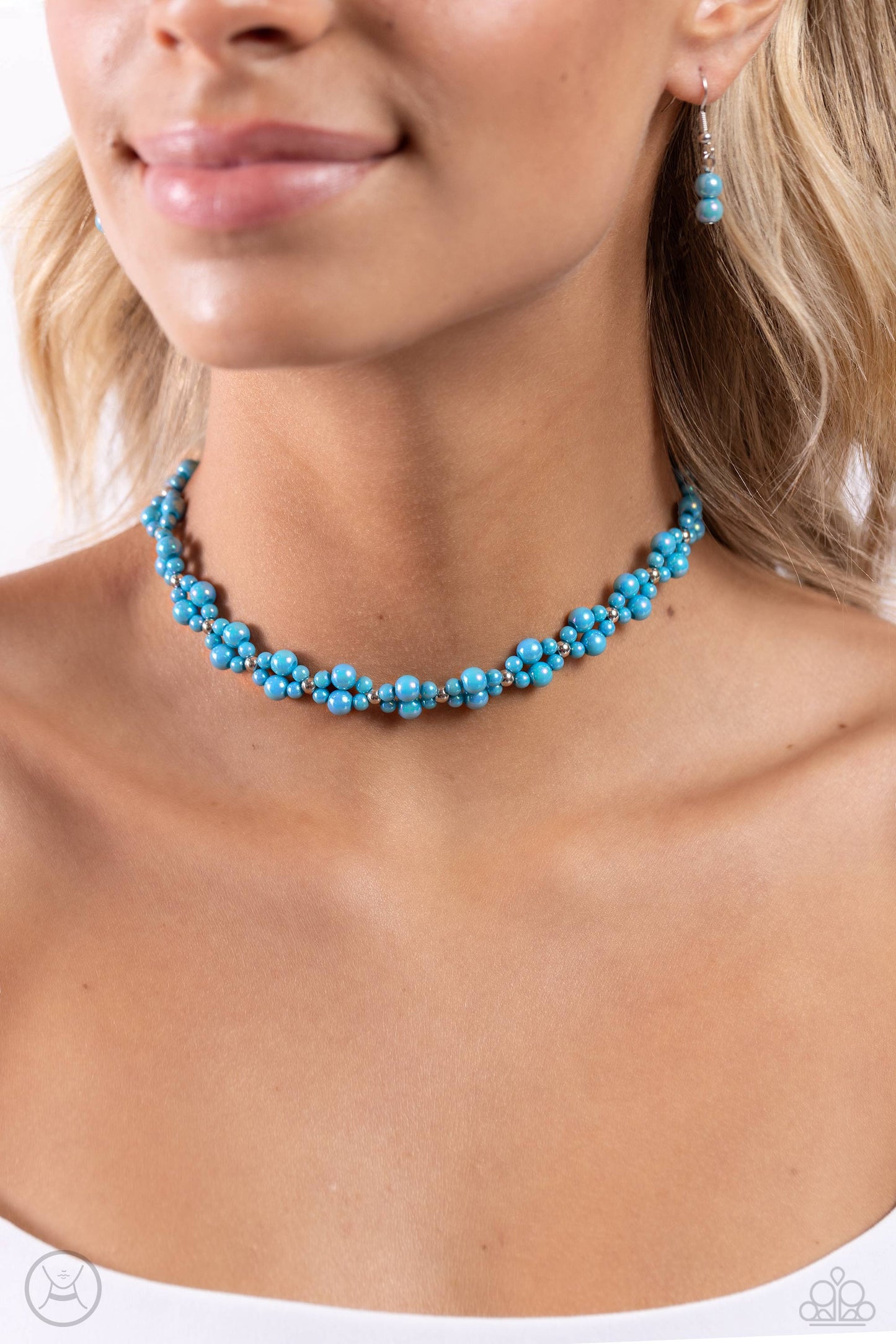 Paparazzi Necklaces - Dreamy Duchess - Blue