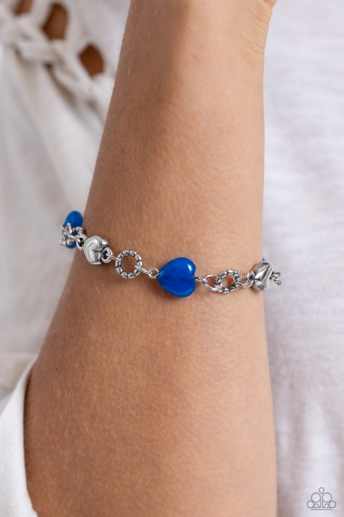 Paparazzi Bracelets - I Can Feel Your Heartbeat - Blue
